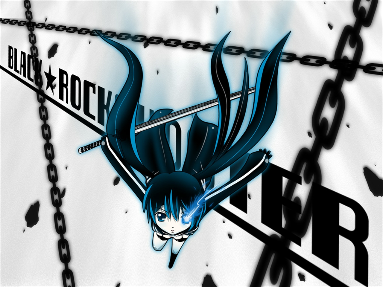 Download mobile wallpaper Anime, Black Rock Shooter for free.