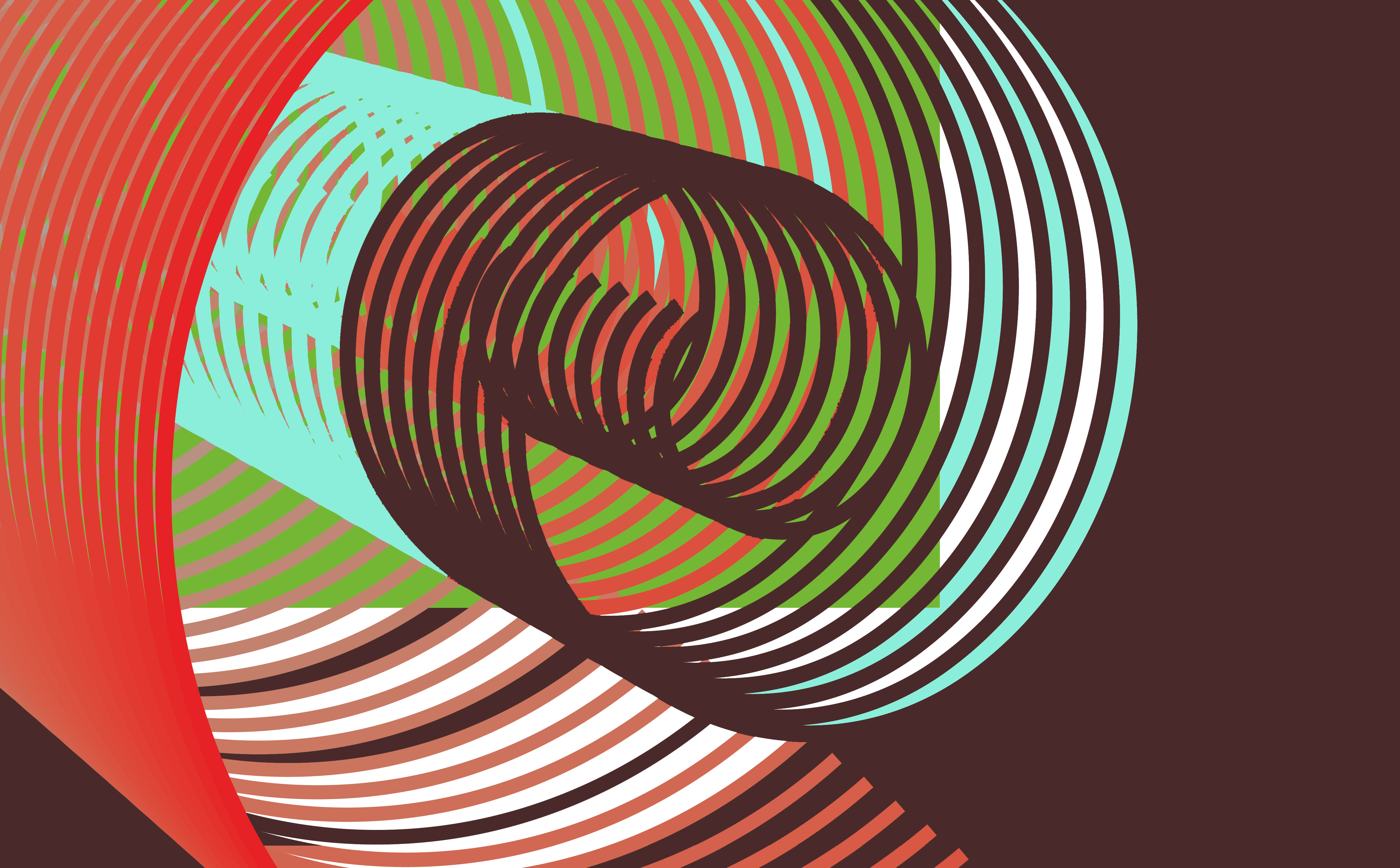 abstract, lines, rotation, colorful, colourful, illusion Image for desktop