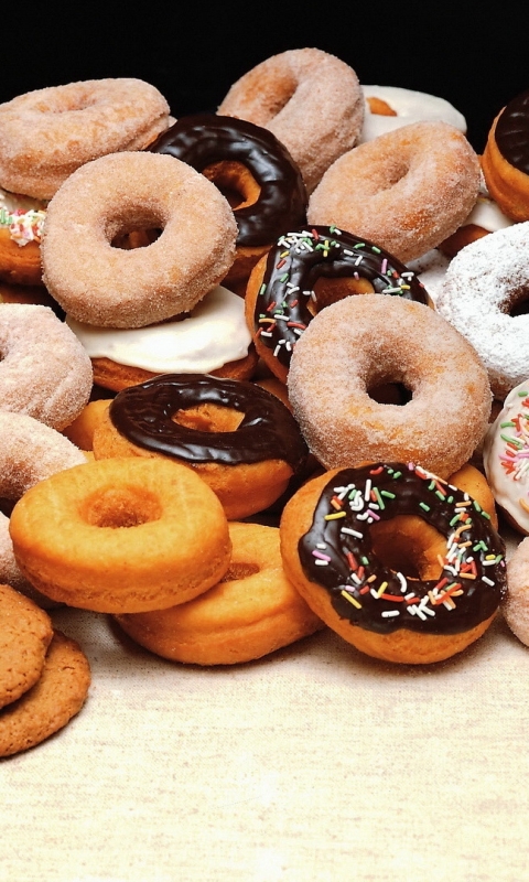 Download mobile wallpaper Food, Sweets, Doughnut, Cookie, Dougnut for free.