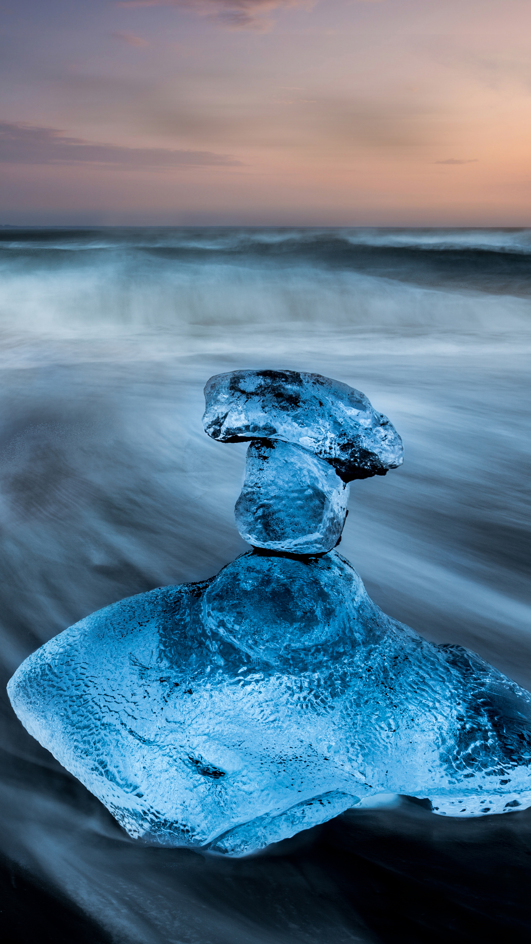 Descarga gratuita de fondo de pantalla para móvil de Naturaleza, Hielo, Horizonte, Océano, Ola, Tierra/naturaleza.