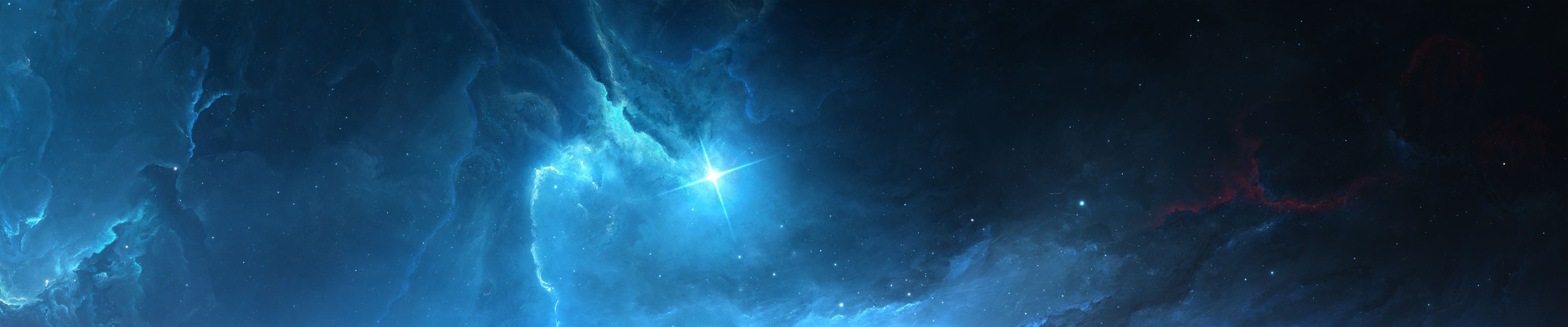 PCデスクトップに青い, 星雲, スペース, Sf, 出演者画像を無料でダウンロード