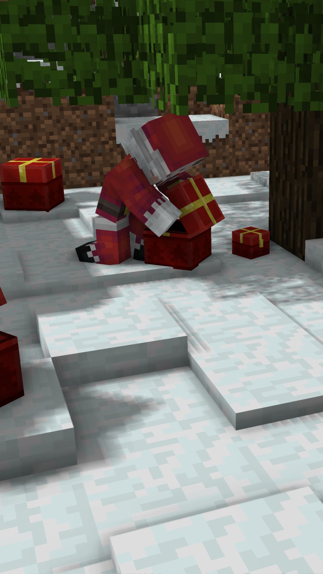Download mobile wallpaper Minecraft, Christmas, Video Game for free.