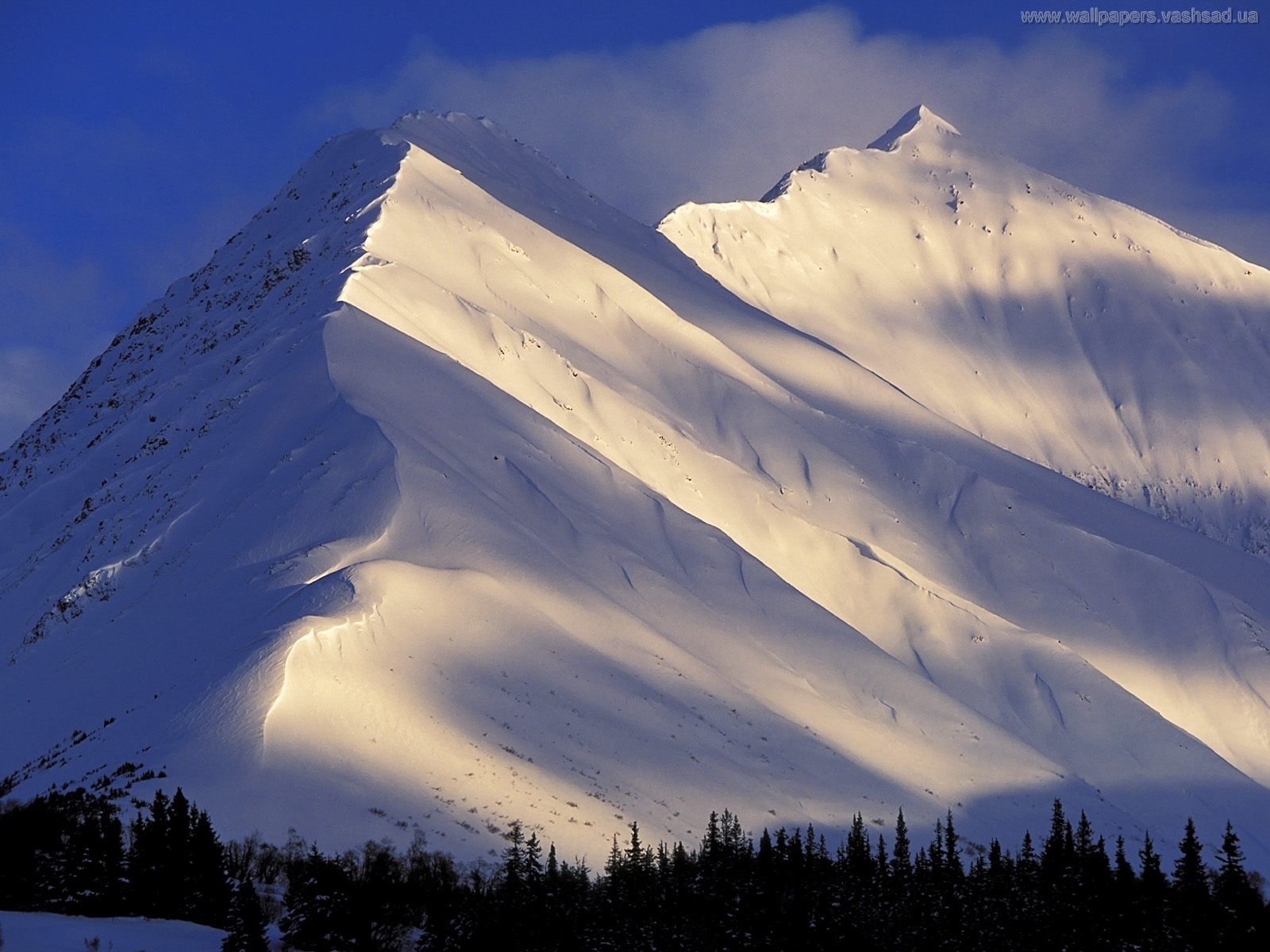 PCデスクトップに風景, 冬, 山脈, 雪画像を無料でダウンロード