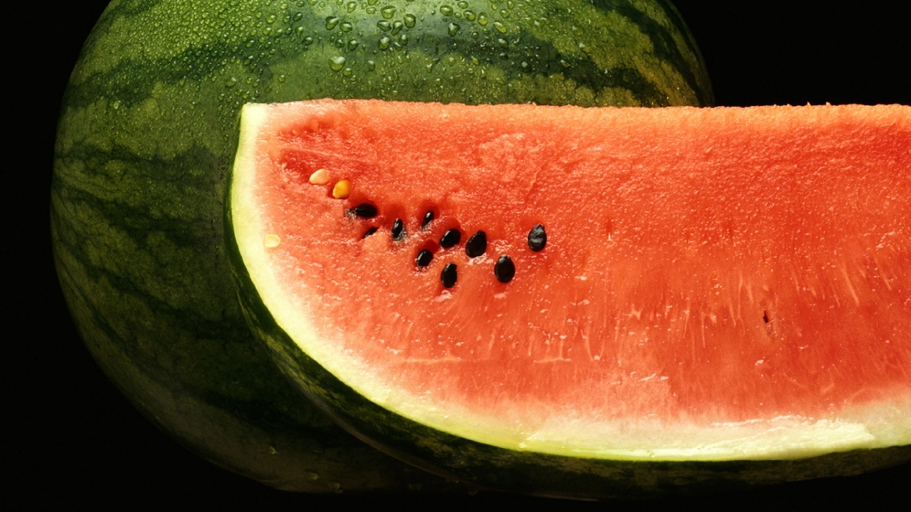 fruits, food, watermelons