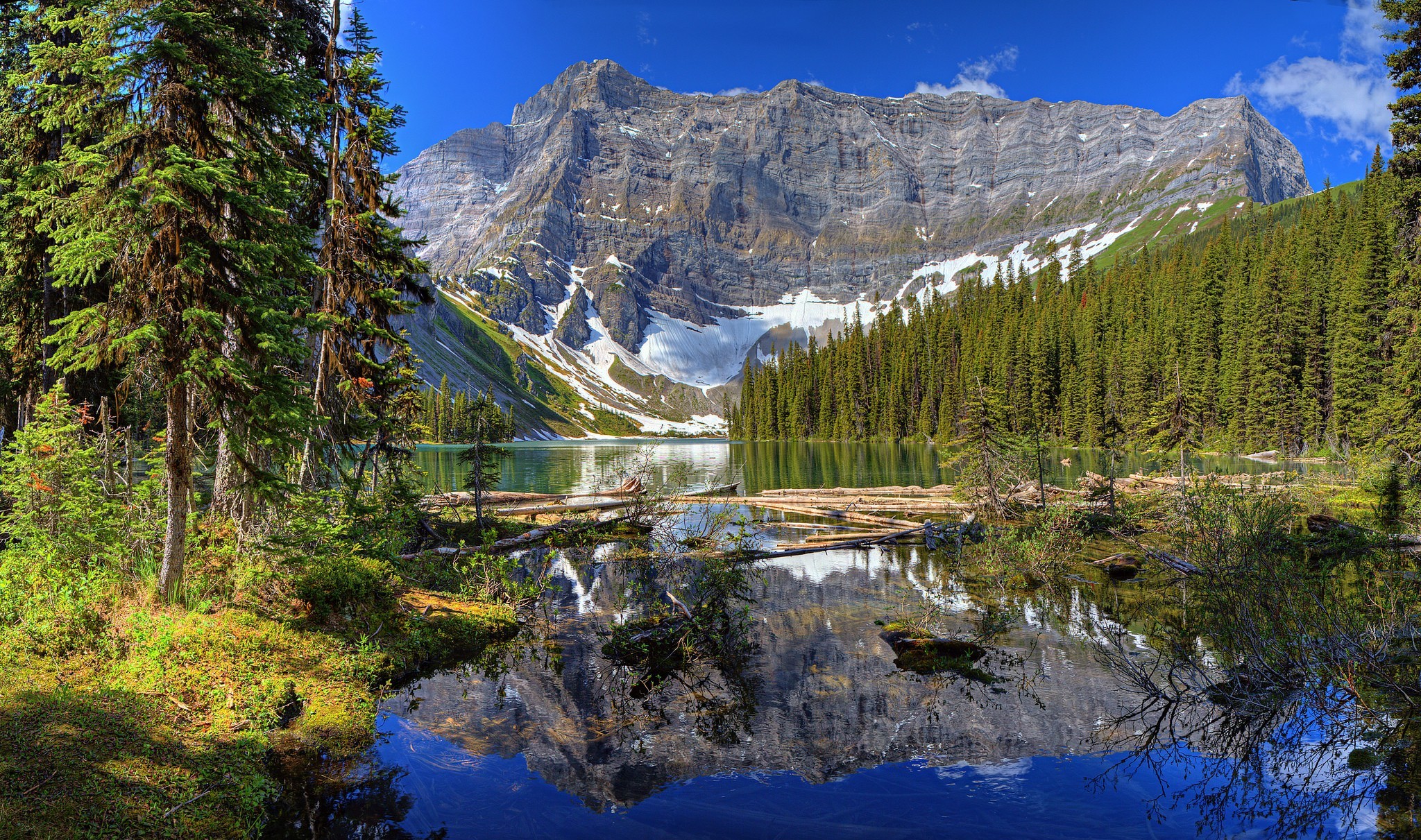 Téléchargez gratuitement l'image Montagne, Bois, Arbre, Terre/nature, Rivière, Réflection sur le bureau de votre PC