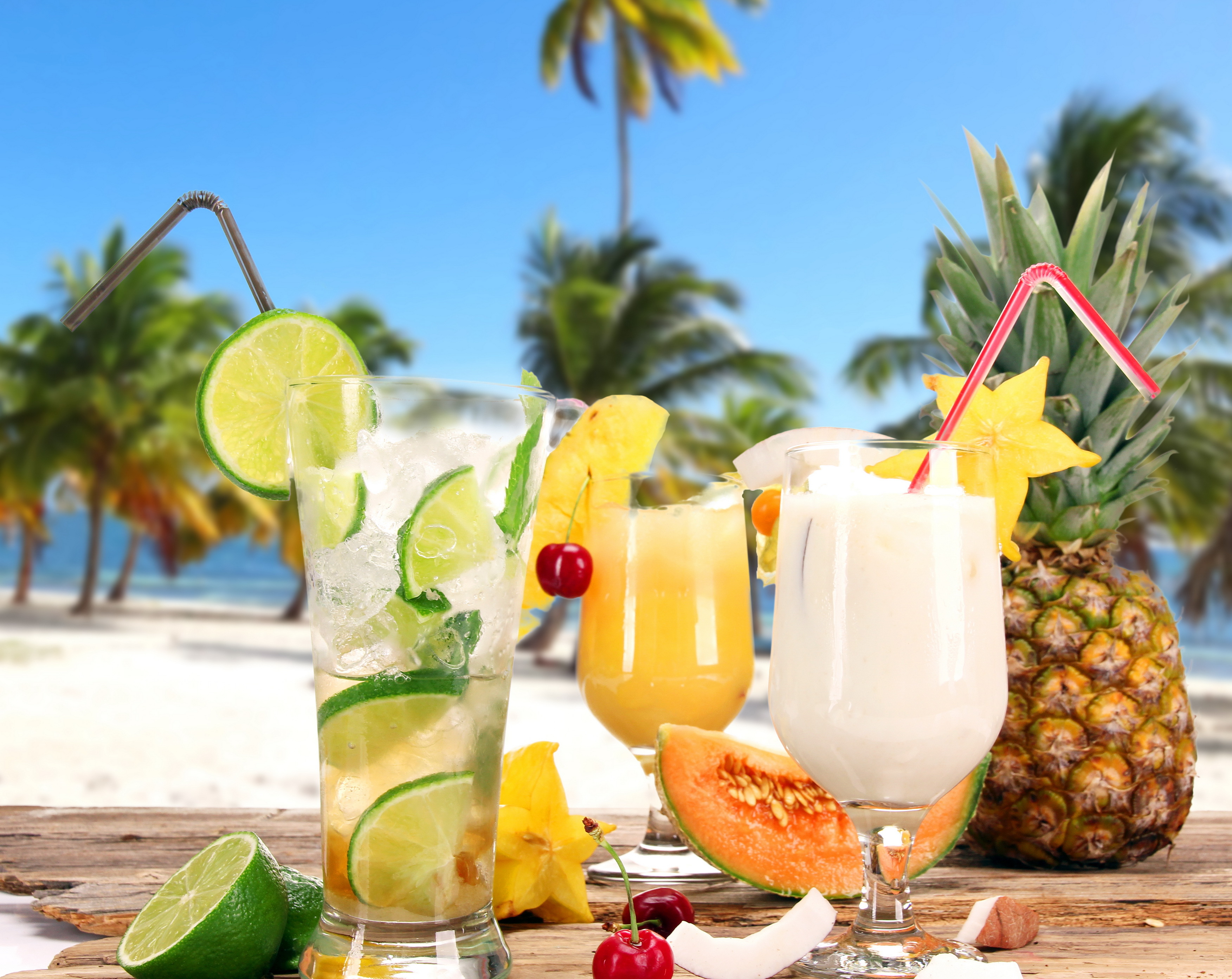 Download mobile wallpaper Food, Glass, Fruit, Tropical, Pineapple, Cocktail for free.