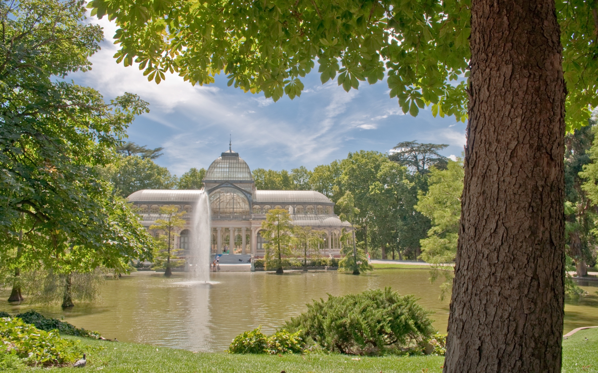 Free download wallpaper Man Made, Palacio De Cristal on your PC desktop