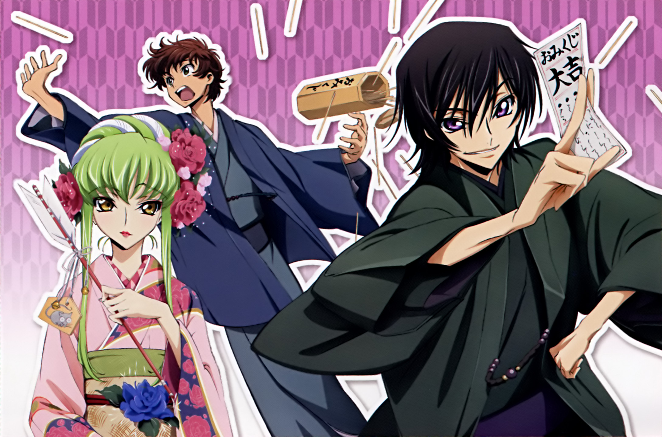 Free download wallpaper Anime, Lelouch Lamperouge, Code Geass, C C (Code Geass) on your PC desktop