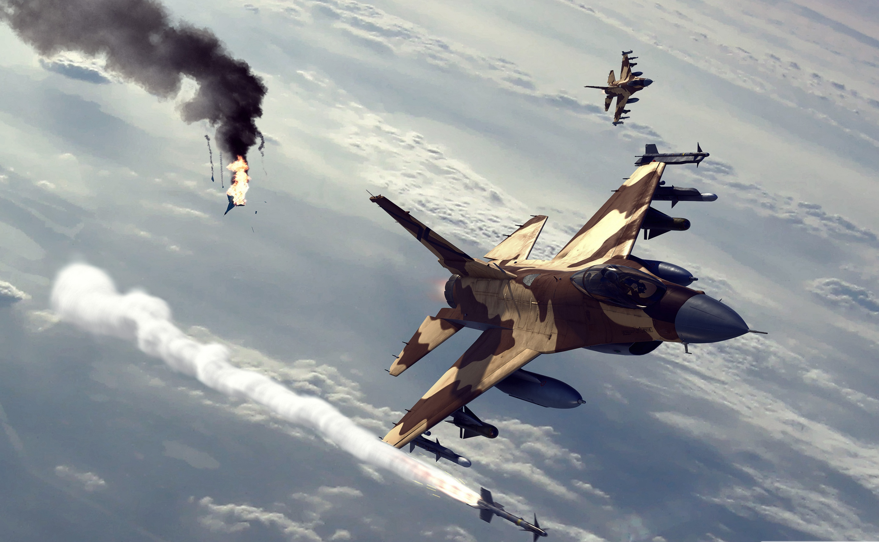 1080p Wallpaper  General Dynamics F 16 Fighting Falcon