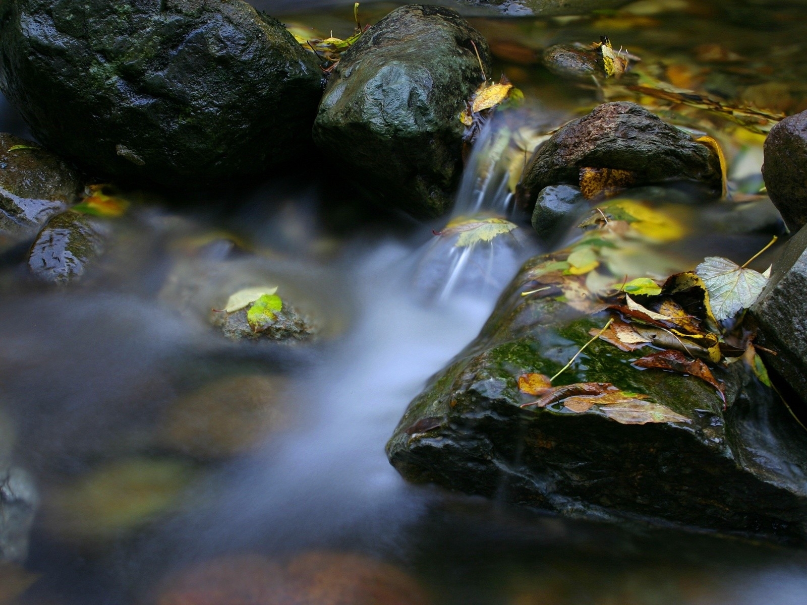 Download mobile wallpaper Stones, Landscape, Waterfalls for free.