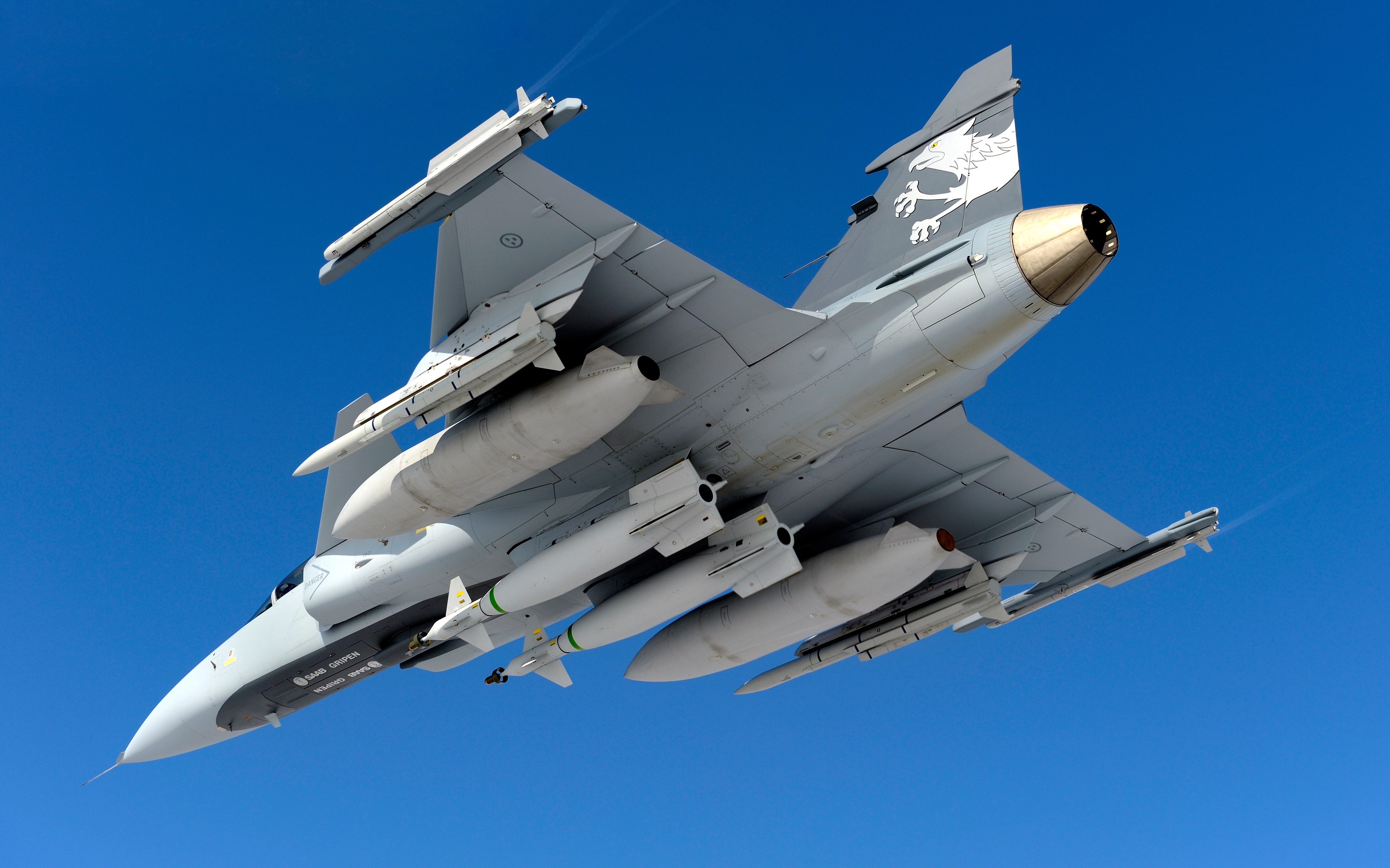 Baixar papel de parede para celular de Militar, Aeronaves, Caça Jato, Saab Jas 39 Gripen, Avião De Guerra gratuito.