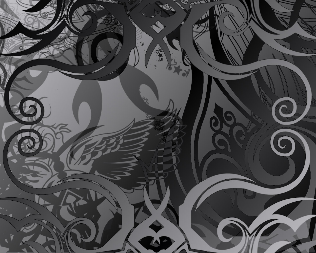 Wallpaper Full HD abstract, grey
