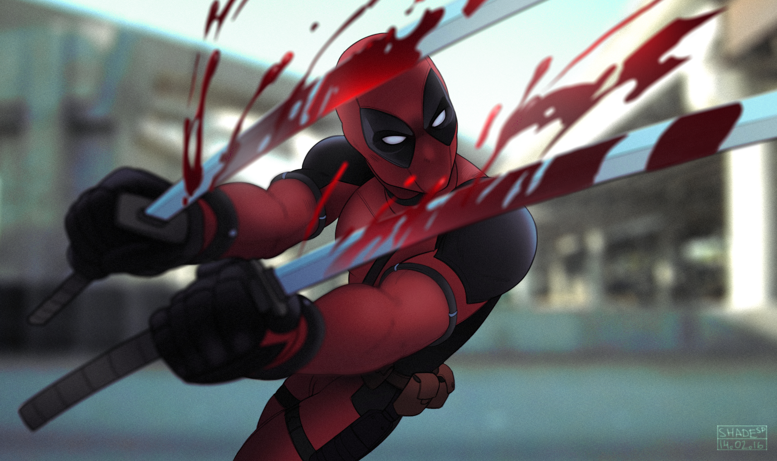 Handy-Wallpaper Deadpool, Comics kostenlos herunterladen.