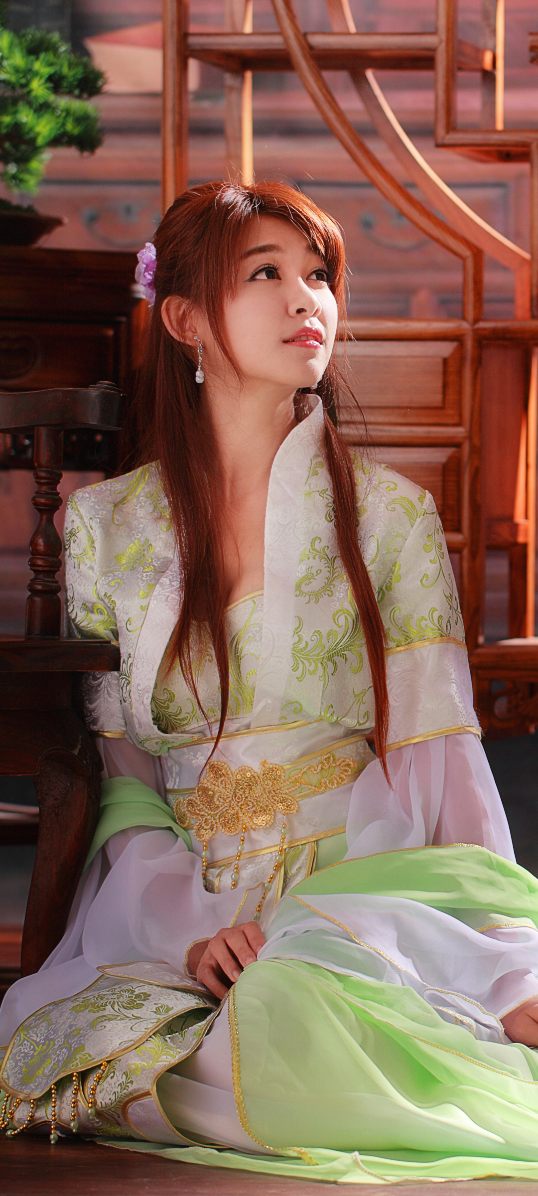 Download mobile wallpaper Women, Asian, National Dress, Xiǎo Zǐ for free.