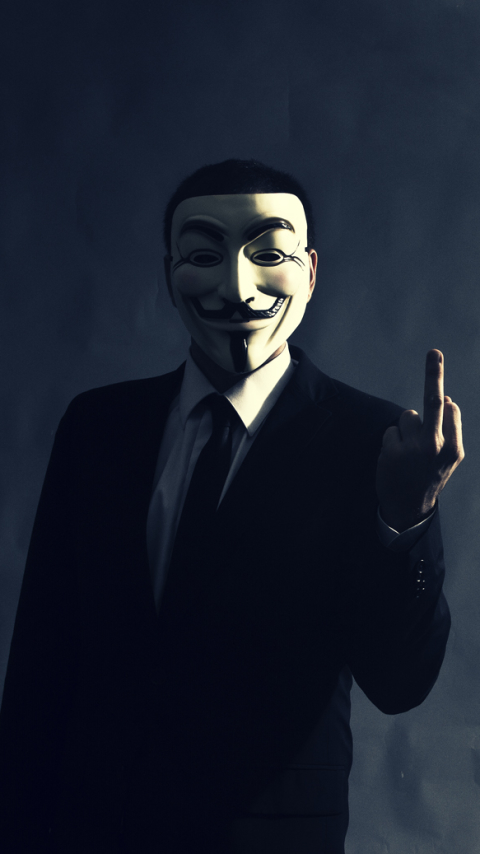 Download mobile wallpaper Technology, Anonymous for free.