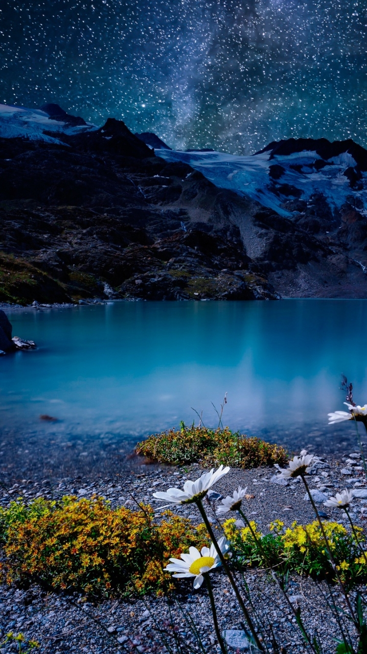 Descarga gratuita de fondo de pantalla para móvil de Noche, Lago, Tierra/naturaleza.