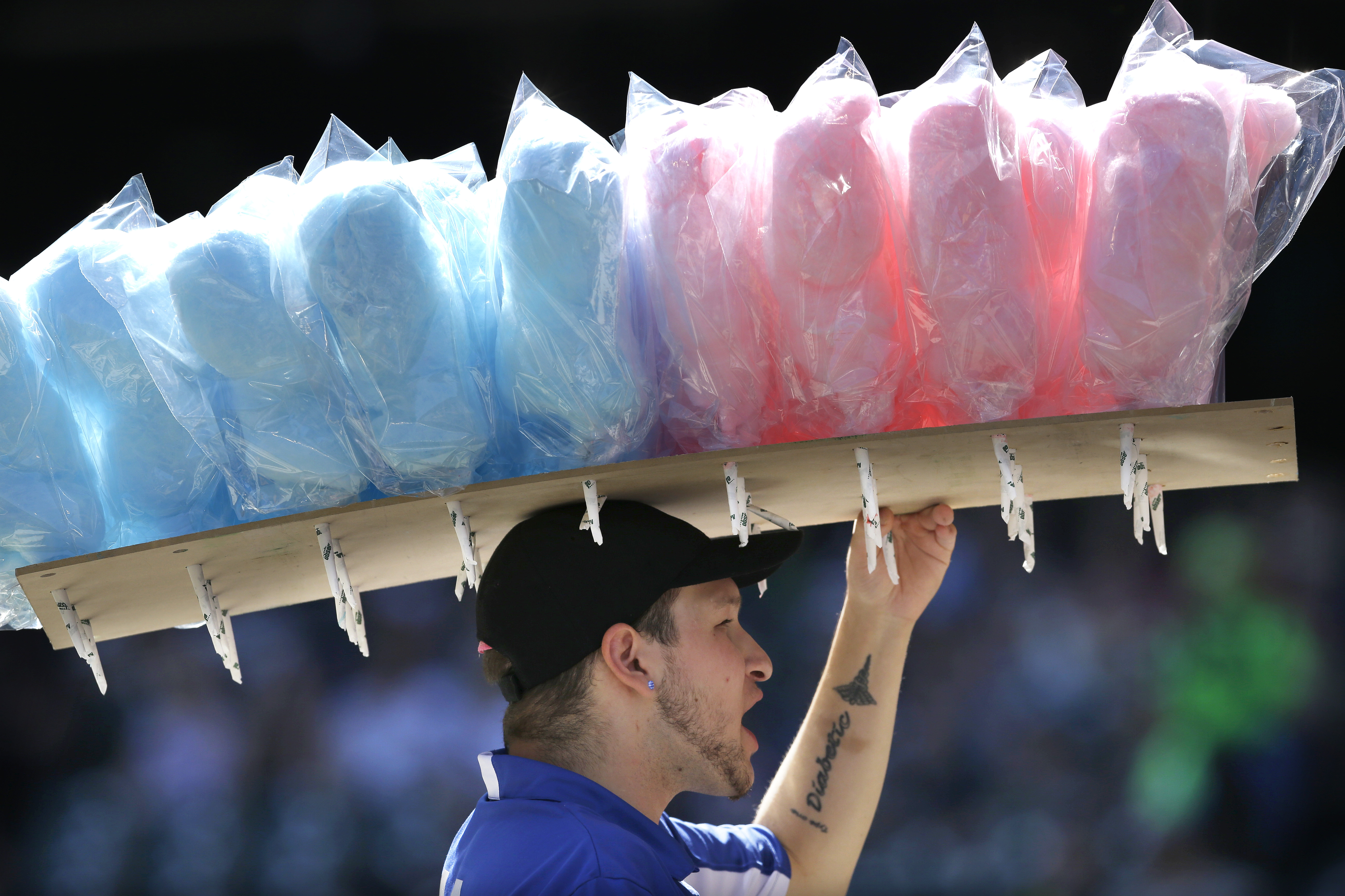 food, cotton candy