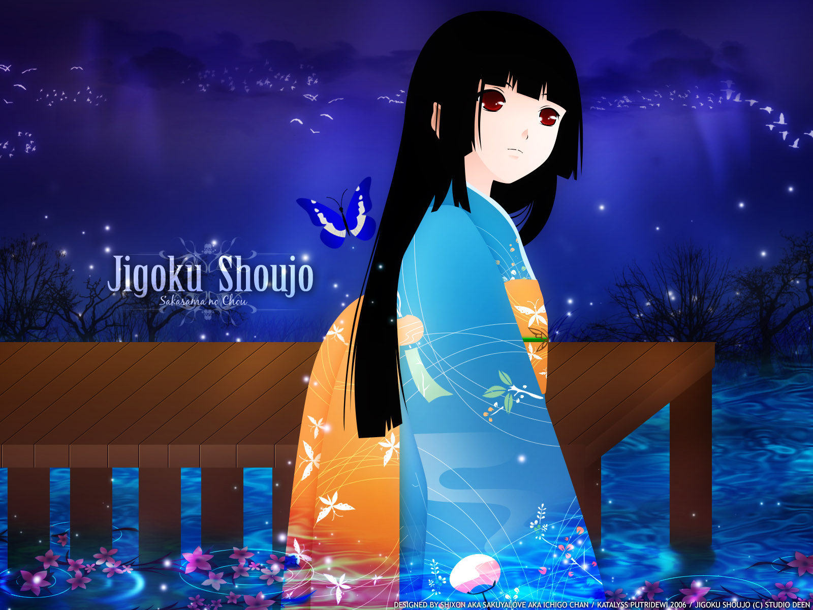 Download mobile wallpaper Jigoku Shōjo, Anime for free.