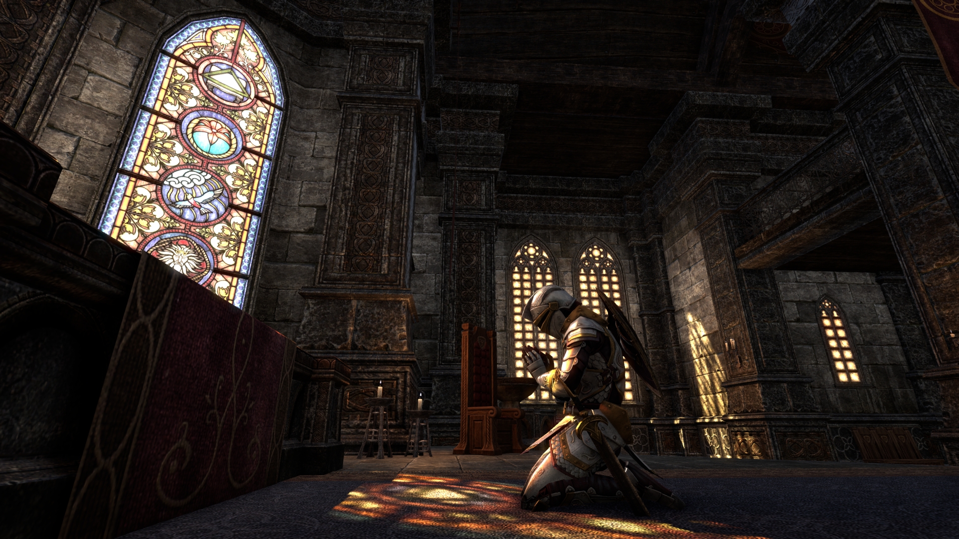 Скачати мобільні шпалери The Elder Scrolls Online, The Elder Scrolls, Лицар, Відеогра безкоштовно.