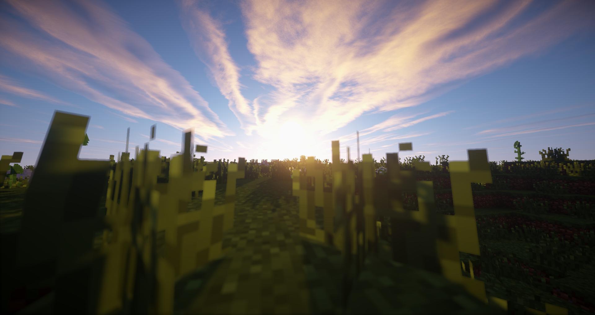 Download mobile wallpaper Sky, Minecraft, Meadow, Video Game for free.