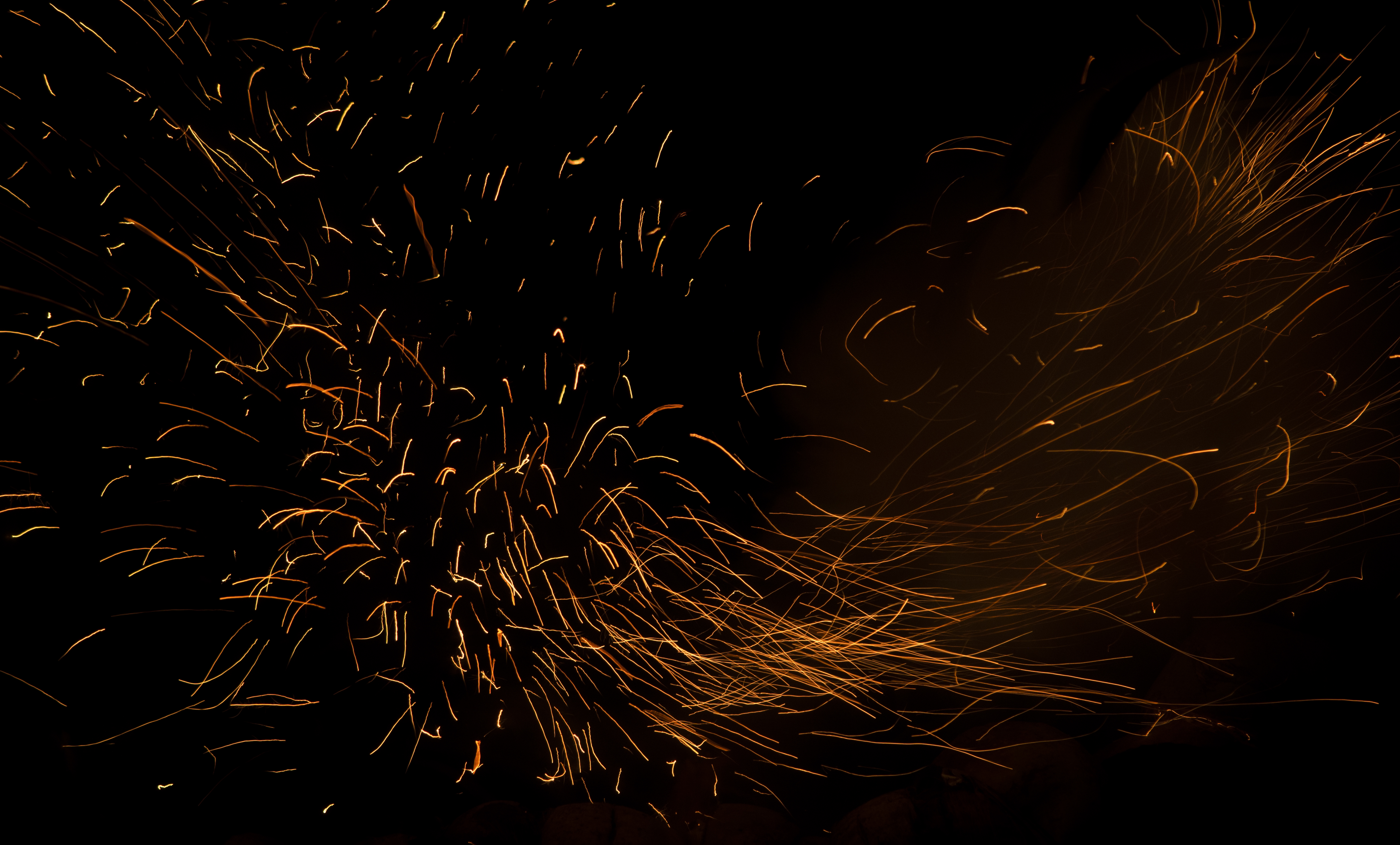 Free download wallpaper Shine, Light, Sparks, Abstract, Darkness on your PC desktop