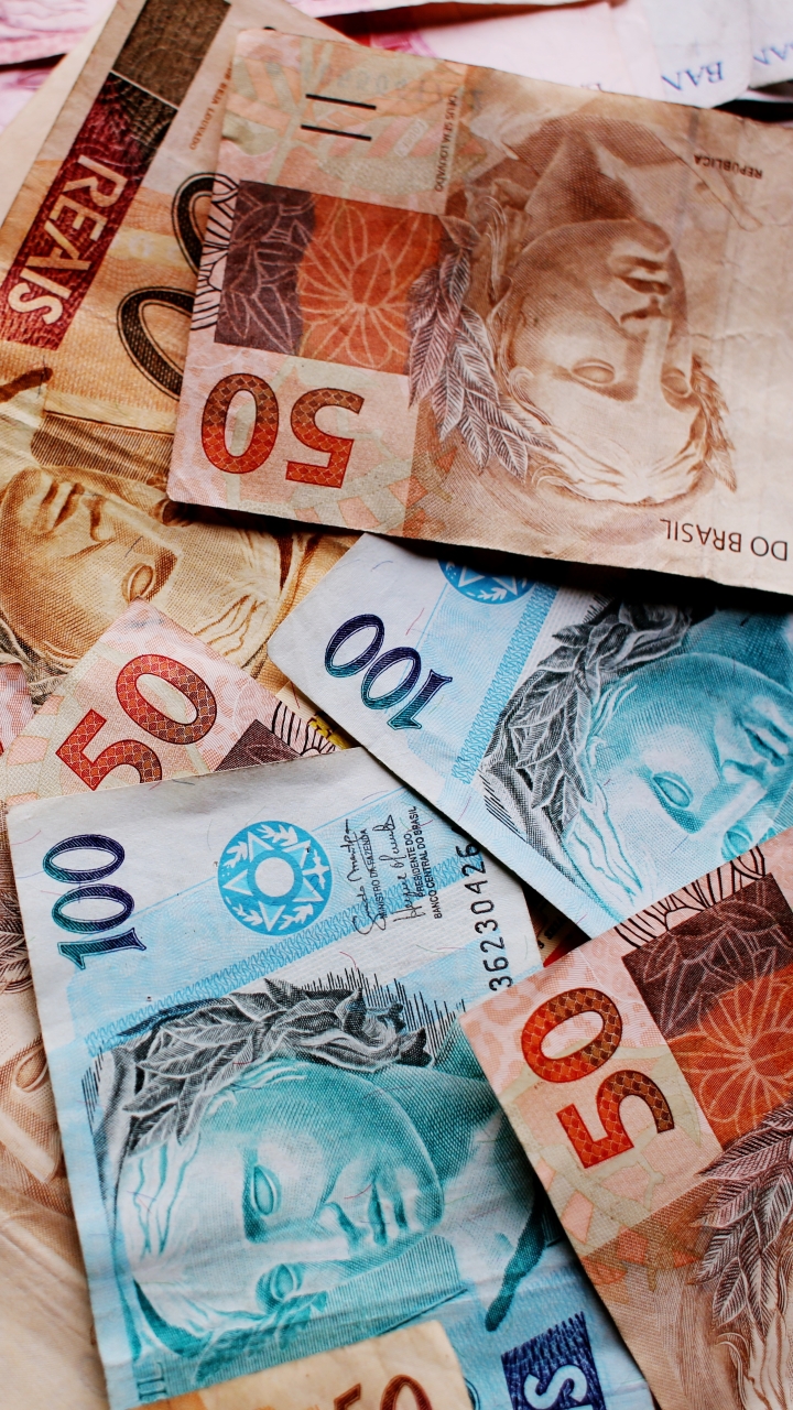 1166819 Hintergrundbild herunterladen menschengemacht, brasilianischer real, geld, währung, währungen - Bildschirmschoner und Bilder kostenlos