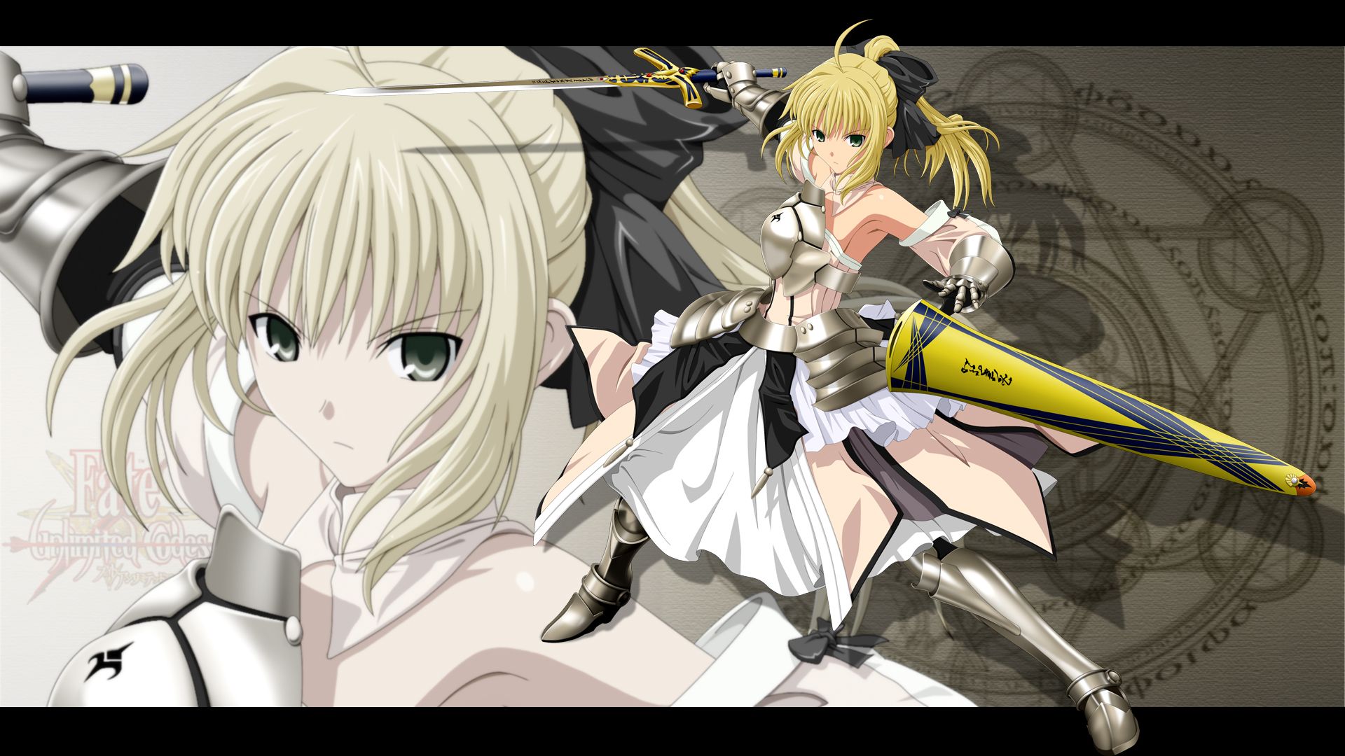 anime, fate/unlimited codes, saber lily, fate series