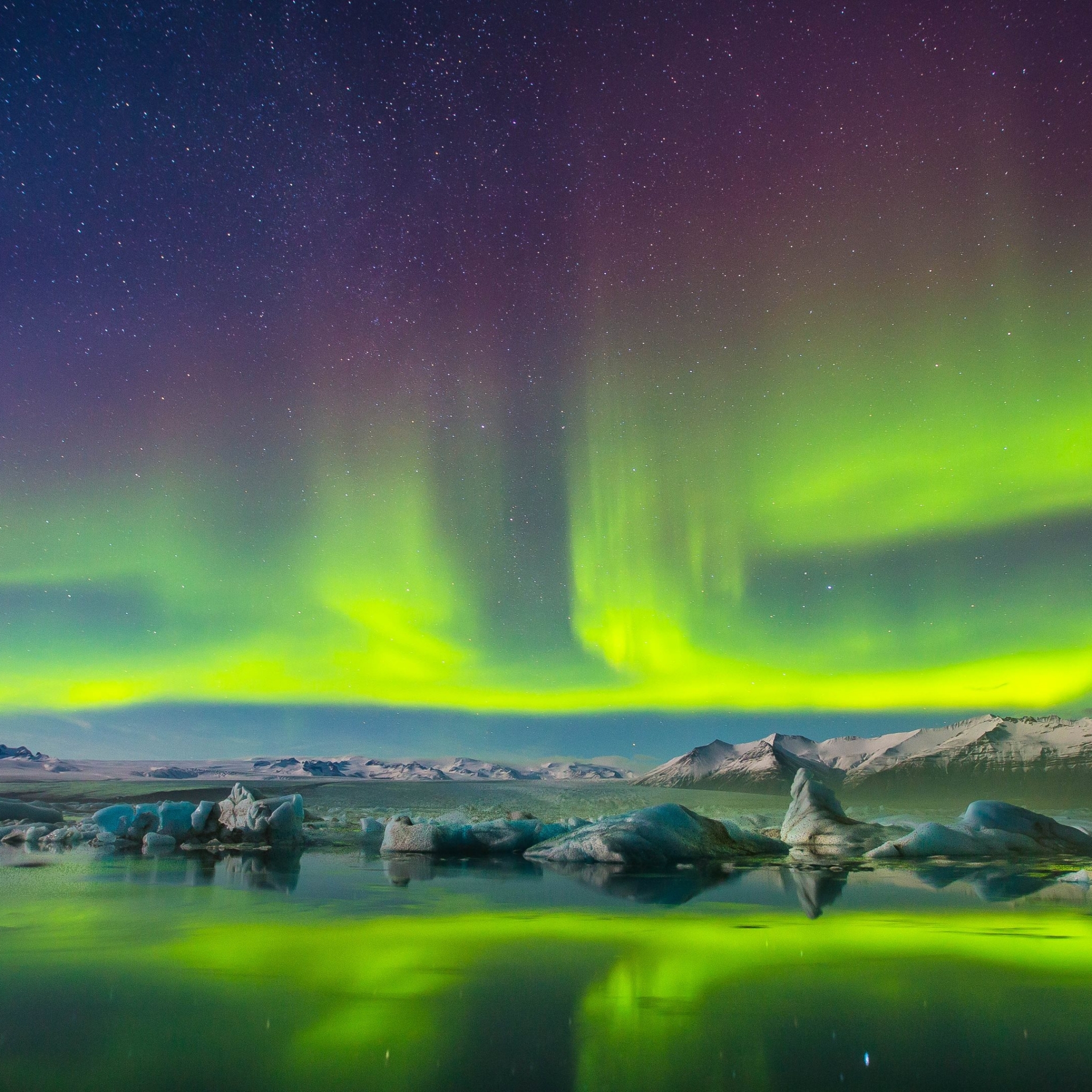 Free download wallpaper Night, Snow, Earth, Aurora Borealis on your PC desktop