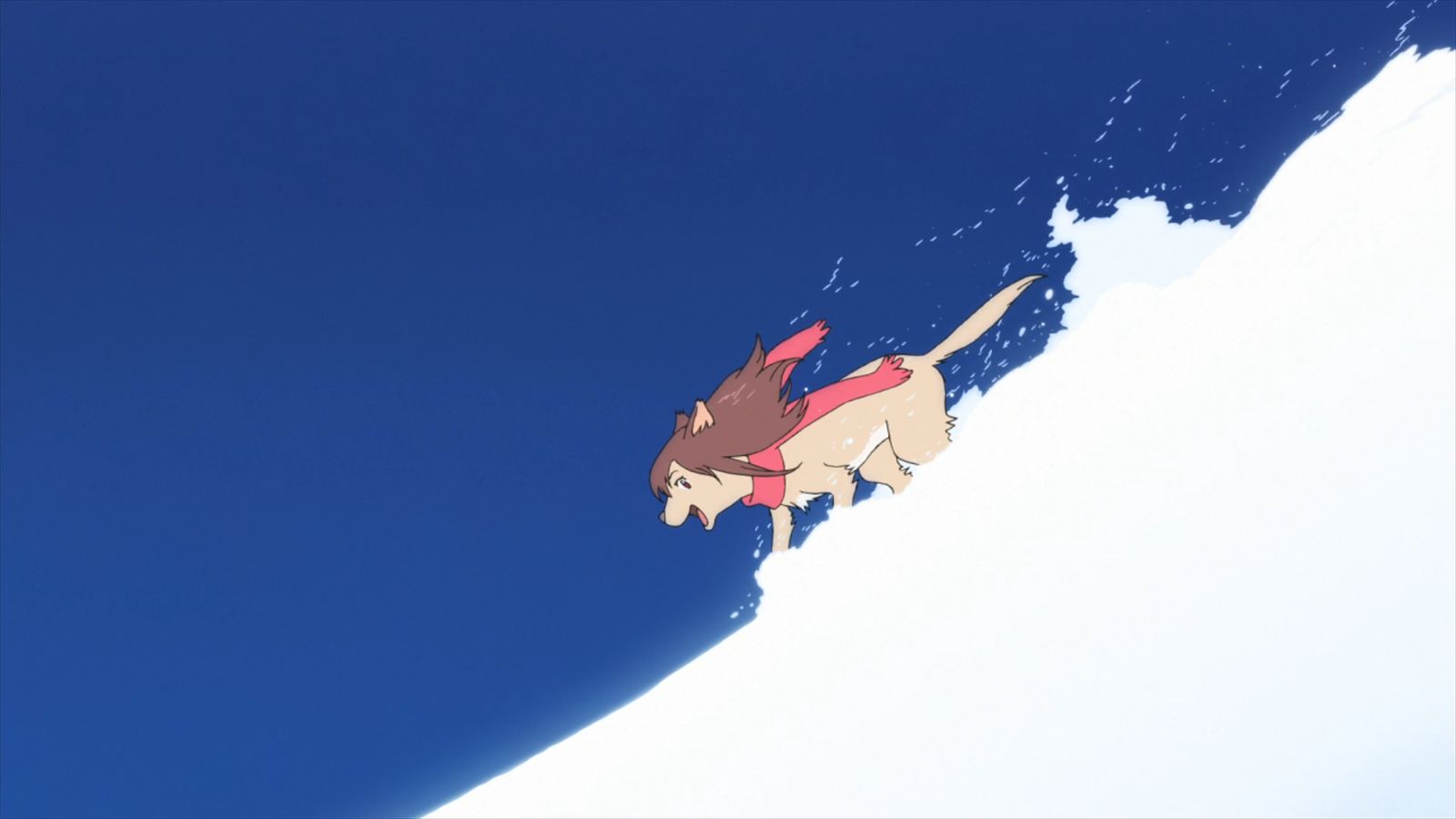 626138 Hintergrundbild herunterladen animes, ame & yuki die wolfskinder, süß, gleiten, schnee, winter, yuki (wolfskinder) - Bildschirmschoner und Bilder kostenlos