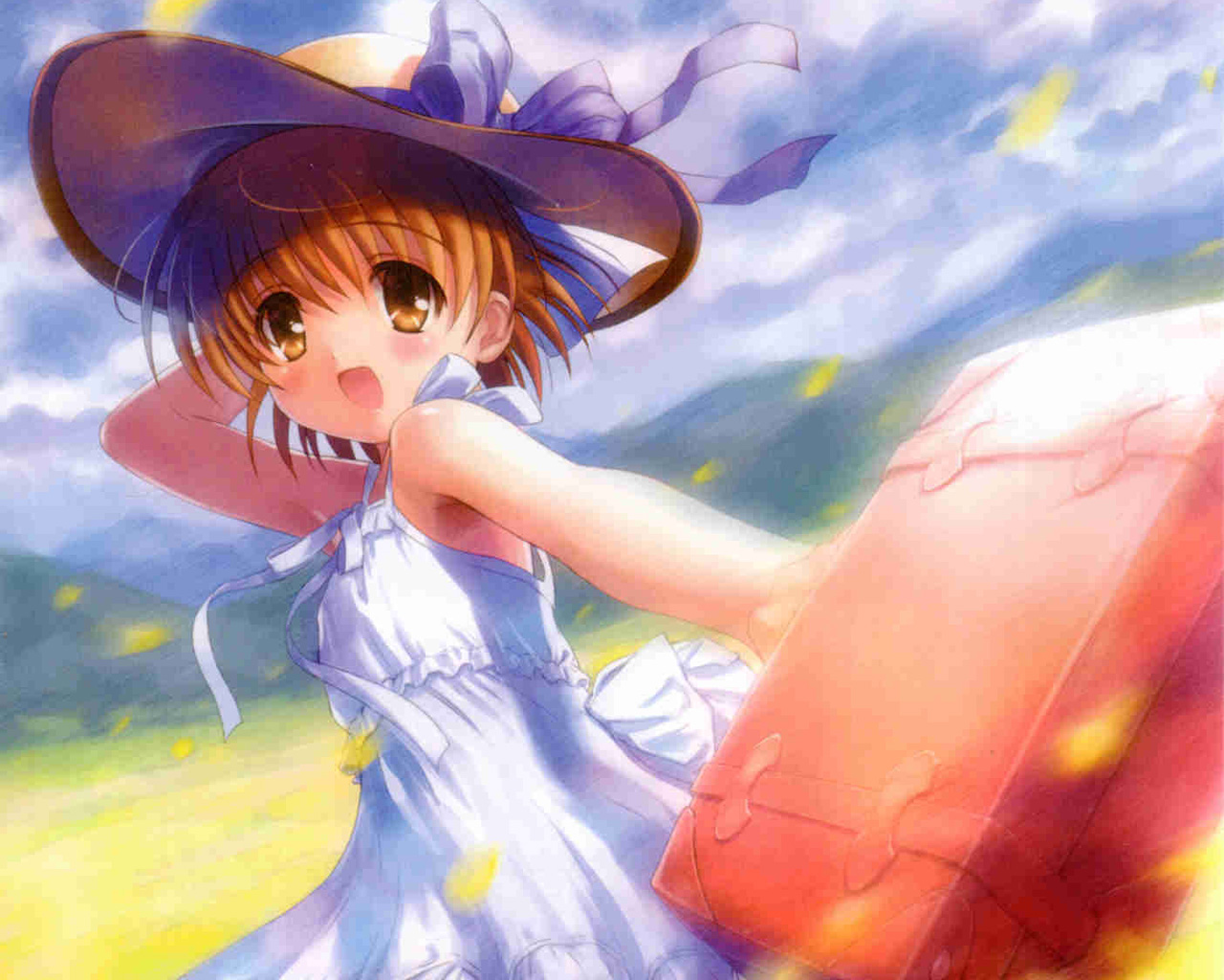 Handy-Wallpaper Animes, Clannad, Ushio Okazaki kostenlos herunterladen.