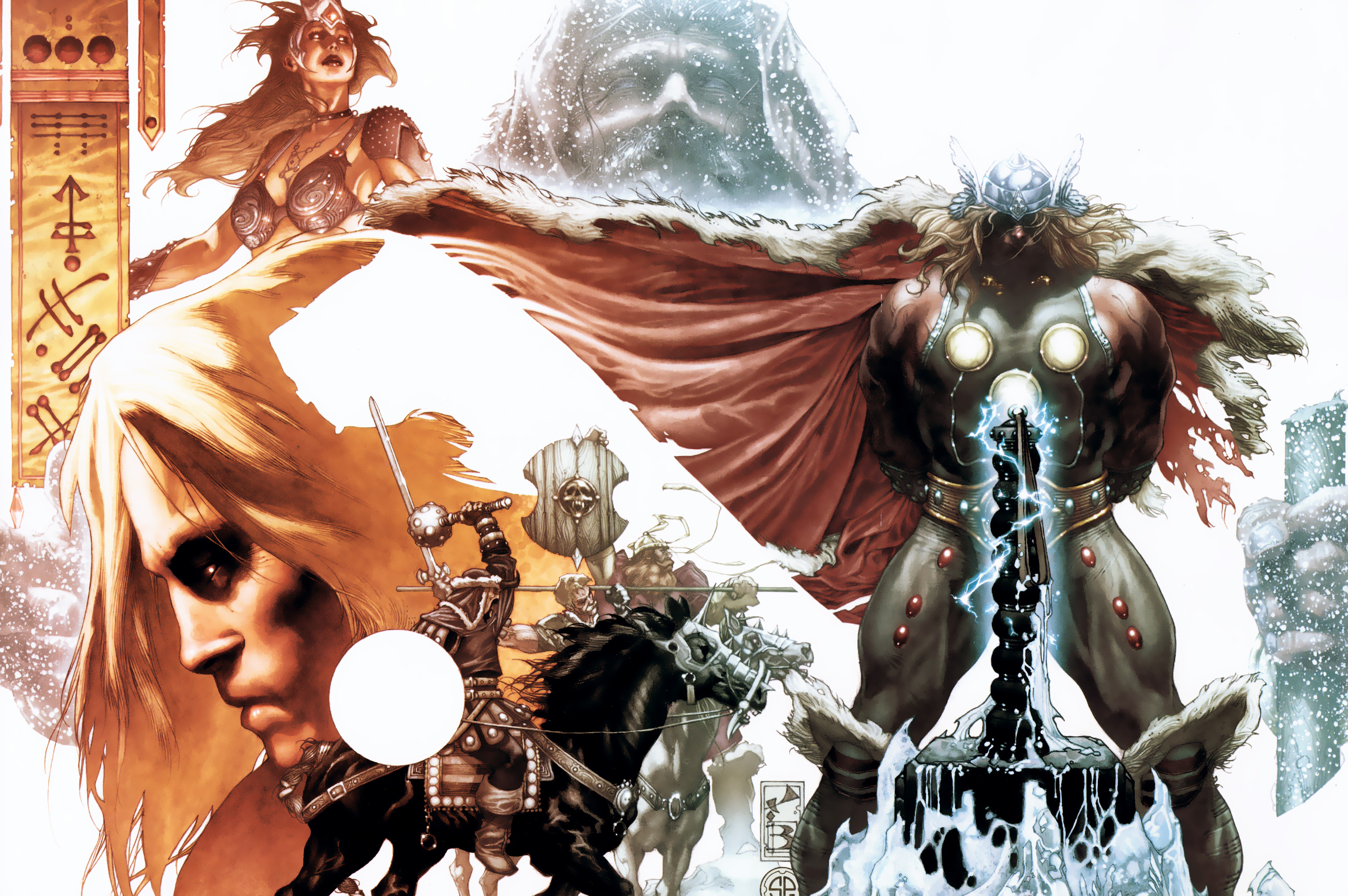 Handy-Wallpaper Thor, Comics kostenlos herunterladen.