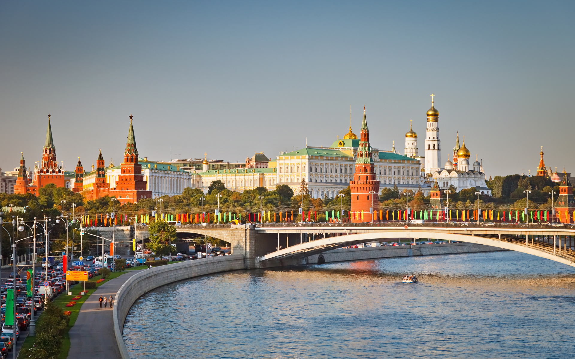 Free download wallpaper Landscape, Cities, Rivers, Moskow on your PC desktop