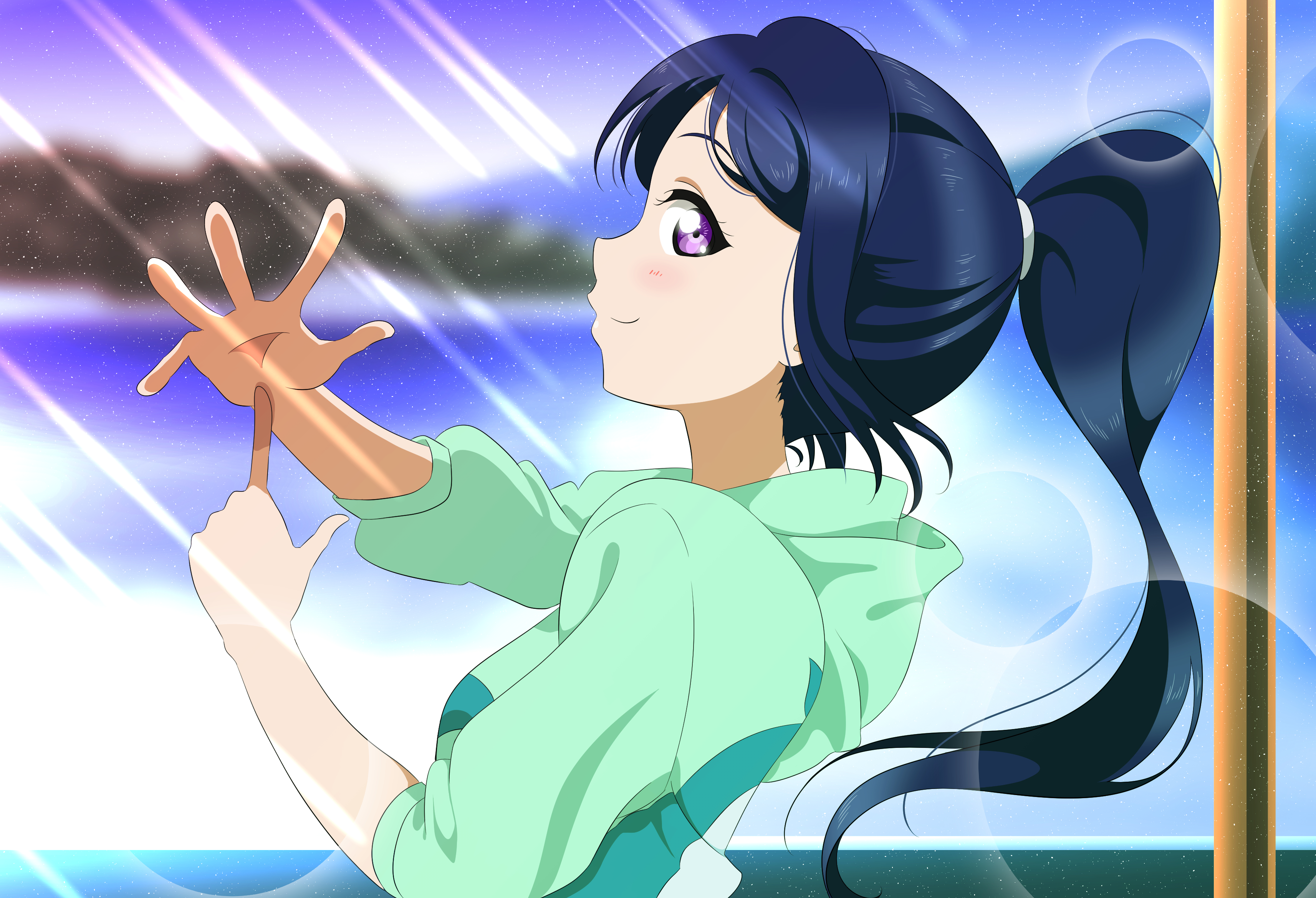 Laden Sie das Animes, Liebesleben!, Love Live! Sunshine!!, Kanan Matsuura-Bild kostenlos auf Ihren PC-Desktop herunter