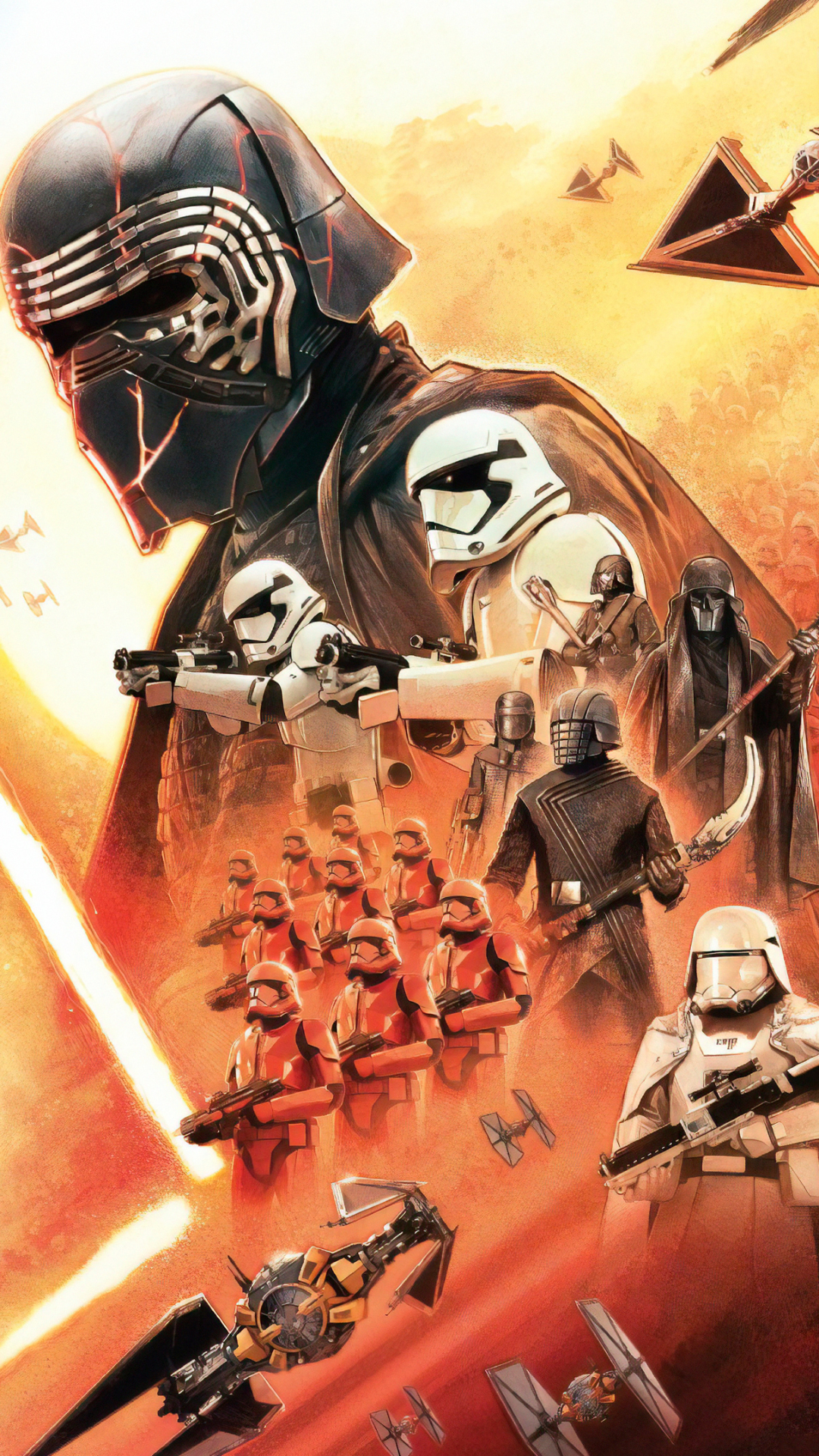 Download mobile wallpaper Star Wars, Movie, Stormtrooper, Kylo Ren, Star Wars: The Rise Of Skywalker for free.