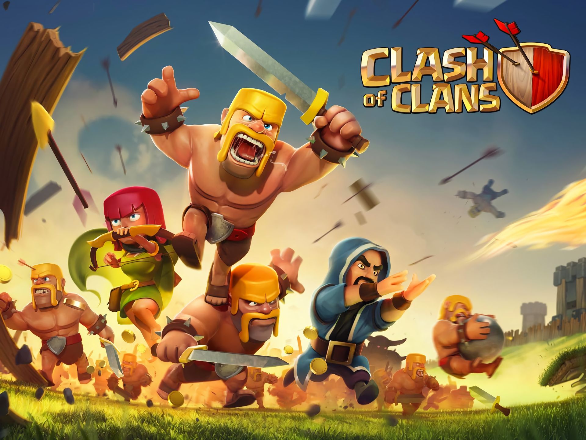 Baixe gratuitamente a imagem Videogame, Clash Of Clans na área de trabalho do seu PC