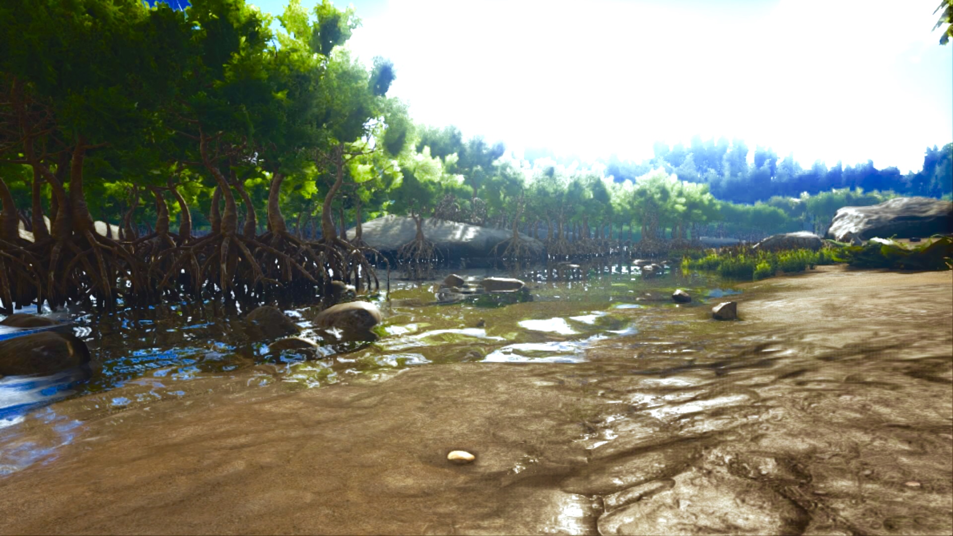 Download mobile wallpaper Swamp, Video Game, Ark: Survival Evolved for free.