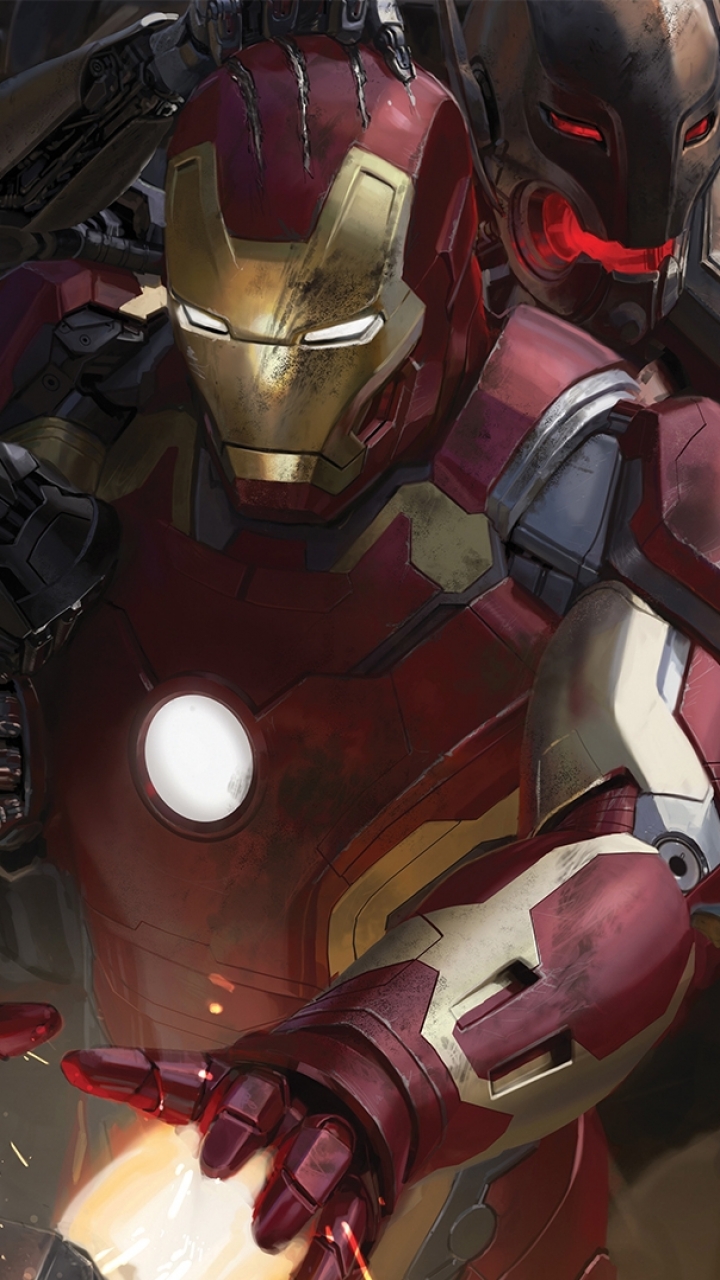 Download mobile wallpaper Iron Man, Captain America, Movie, The Avengers, Avengers: Age Of Ultron for free.