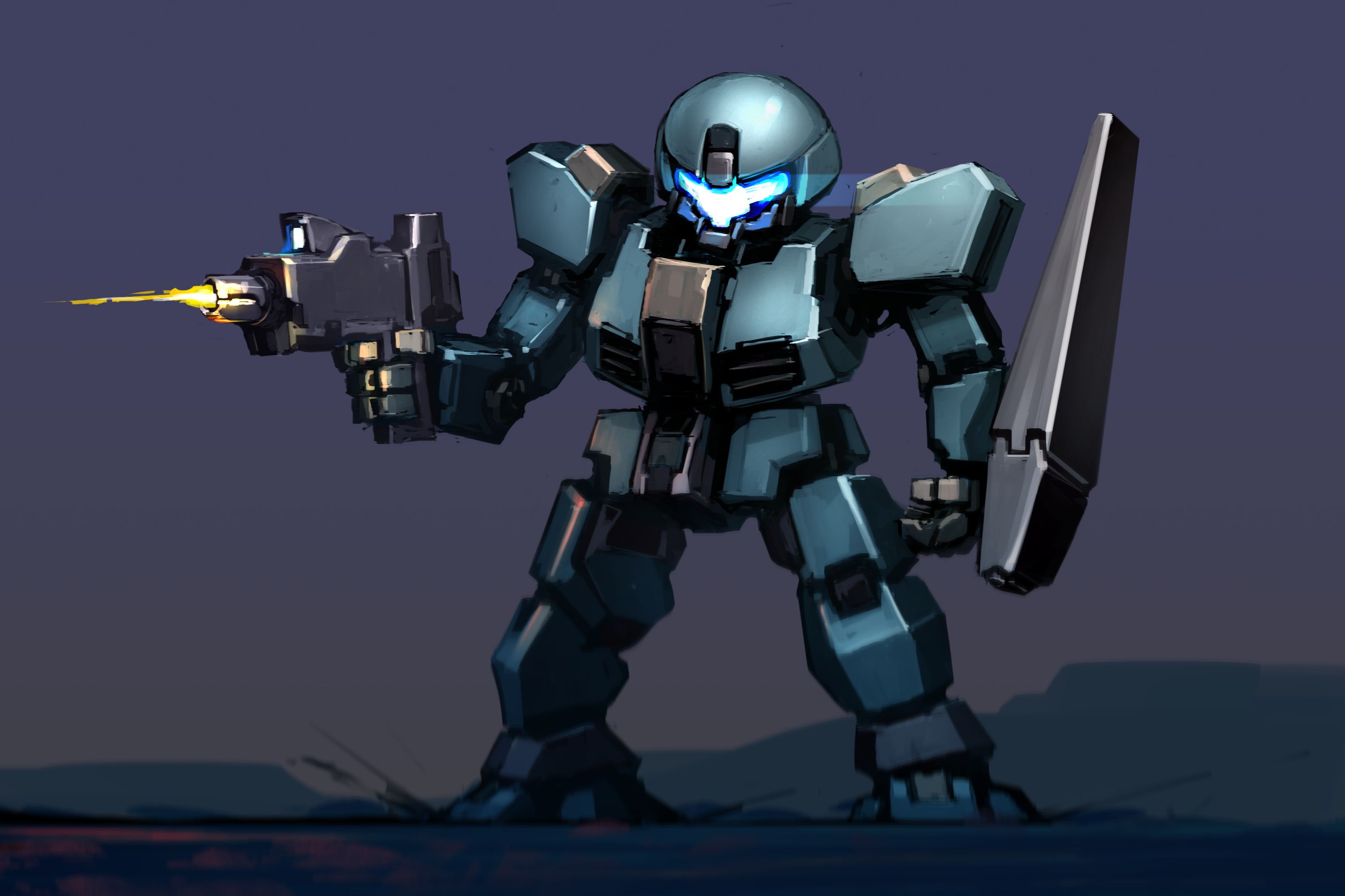 Free download wallpaper Weapon, Robot, Sci Fi on your PC desktop