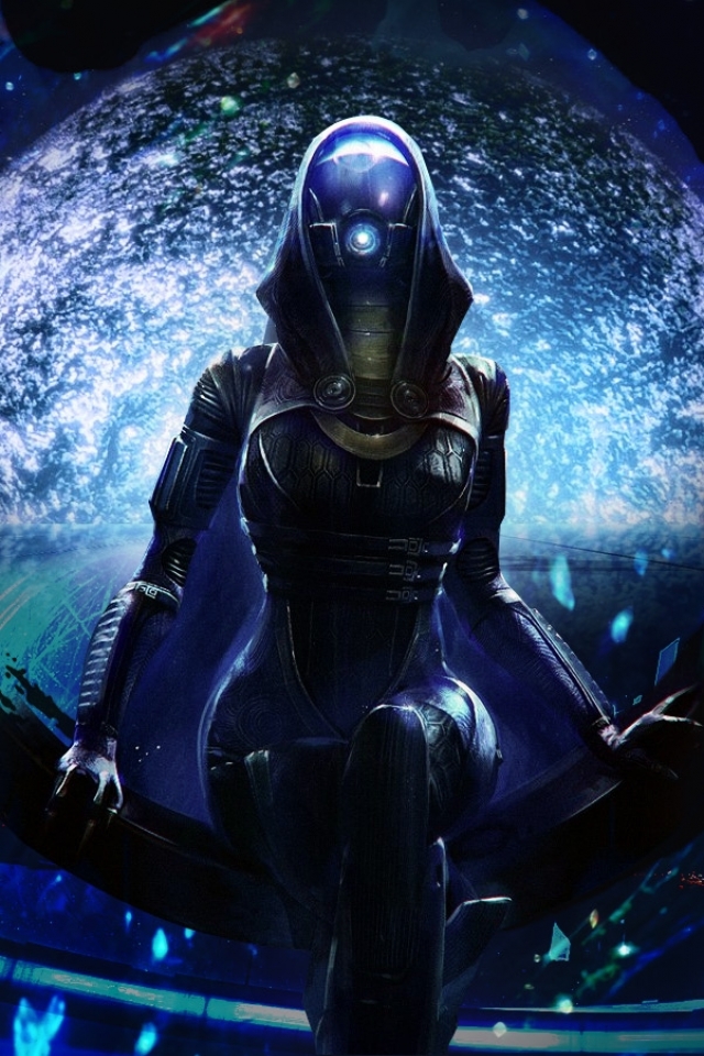 Download mobile wallpaper Mass Effect, Video Game, Tali'zorah for free.