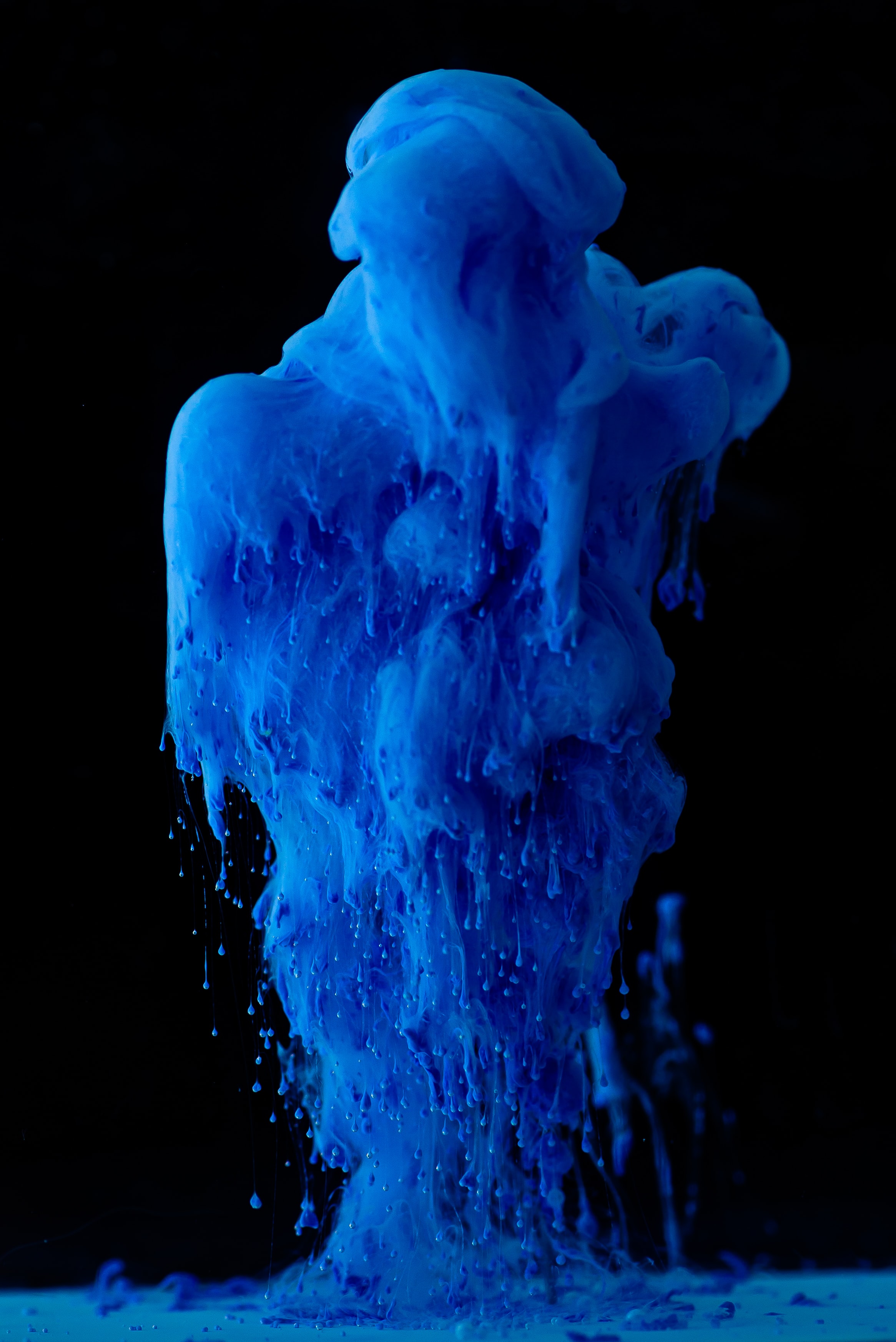 ink, liquid, abstract, drops, spray, paint Smartphone Background