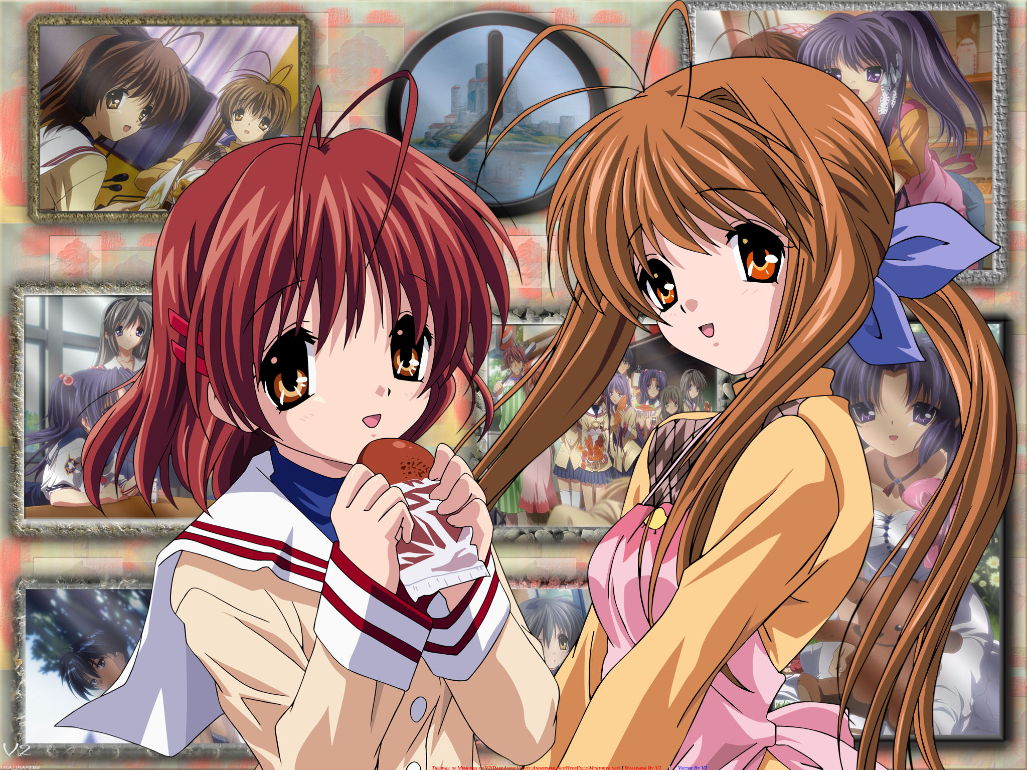 653551 Hintergrundbild herunterladen animes, clannad, nagisa furukawa, sanae furukawa - Bildschirmschoner und Bilder kostenlos