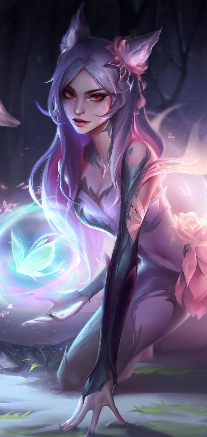 Handy-Wallpaper League Of Legends, Computerspiele, Ahri (Liga Der Legenden) kostenlos herunterladen.