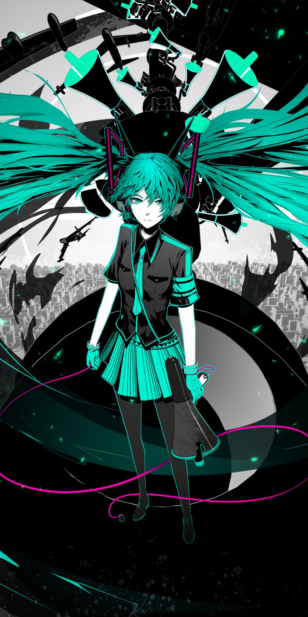 Download mobile wallpaper Anime, Vocaloid, Hatsune Miku, Love Is War (Vocaloid), Song Illustration for free.