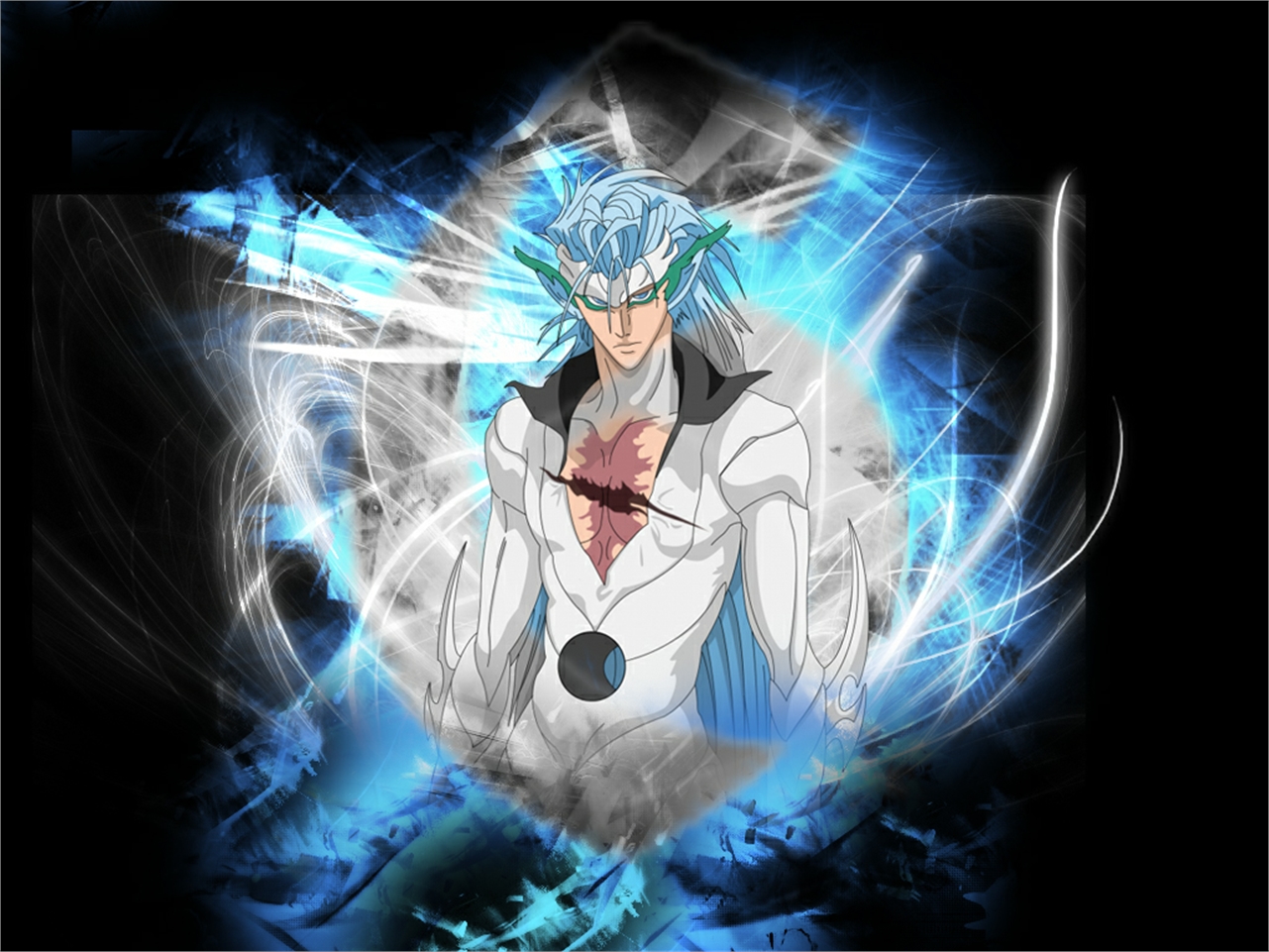 Download mobile wallpaper Grimmjow Jaegerjaquez, Bleach, Anime for free.