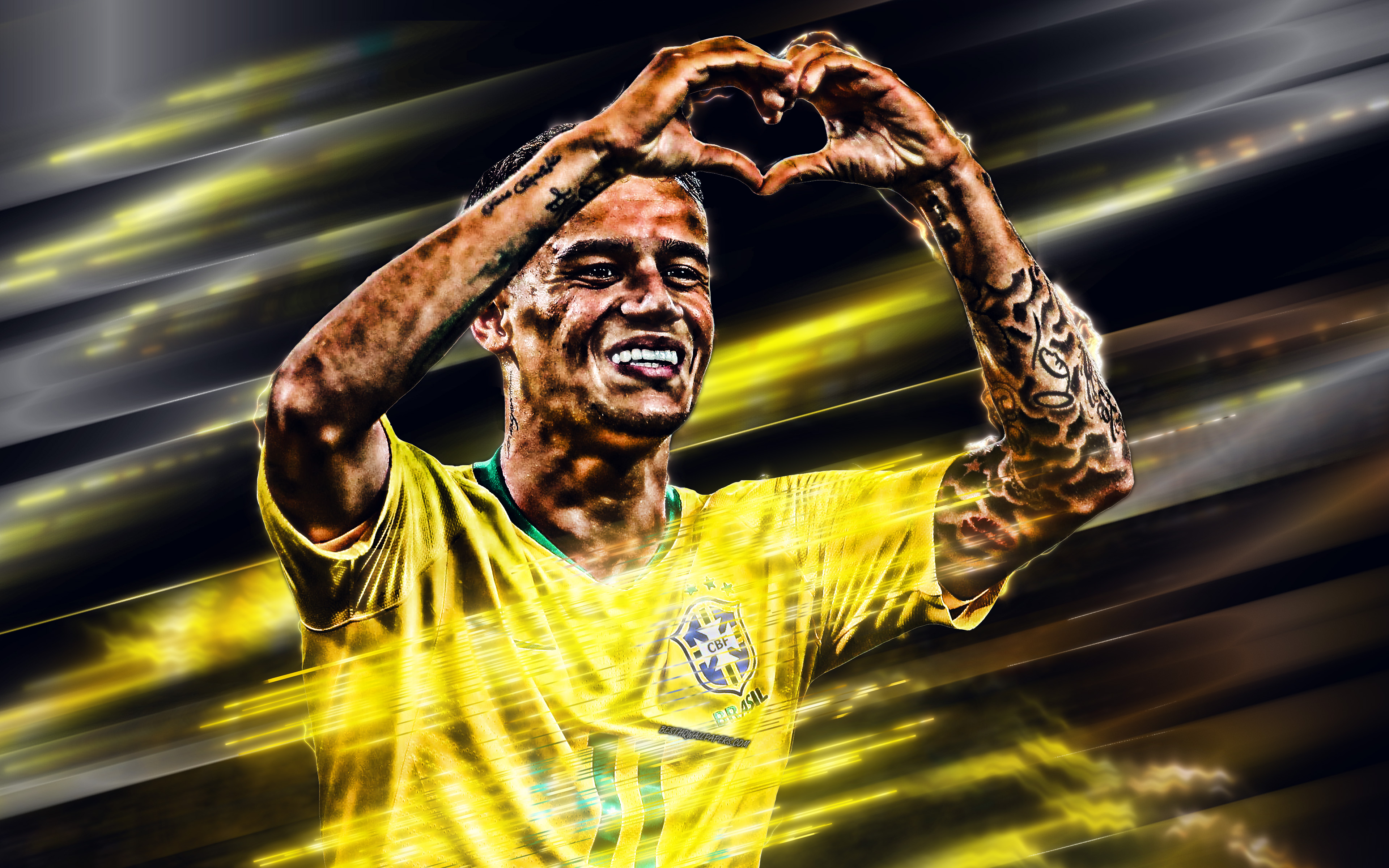 Descarga gratuita de fondo de pantalla para móvil de Fútbol, Futbolista, Deporte, Brasileño, Felipe Coutinho.