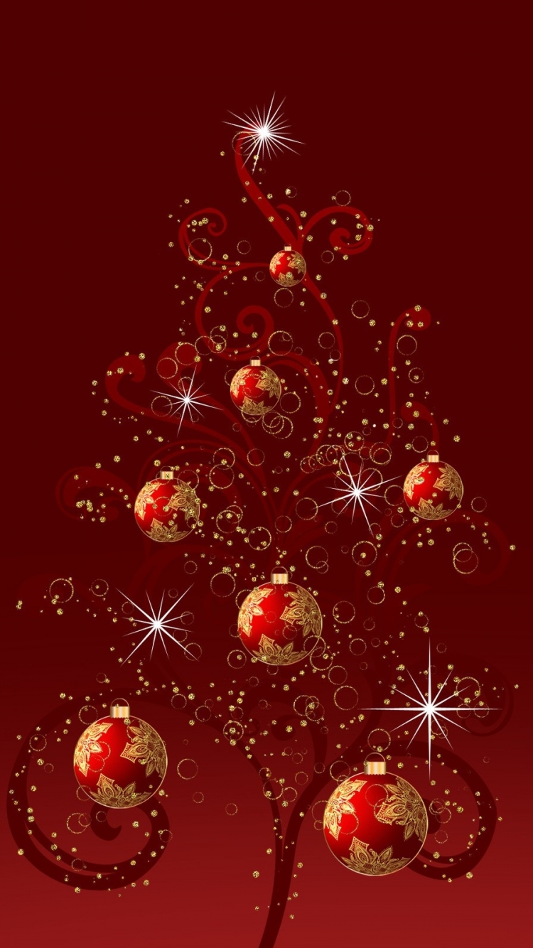 Download mobile wallpaper Christmas, Holiday, Christmas Tree, Christmas Ornaments, Minimalist for free.