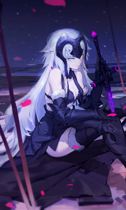 Baixar papel de parede para celular de Anime, Coxas, Fate/grand Order, Jeanne D'arc Alter, Vingador (Destino/grande Ordem) gratuito.