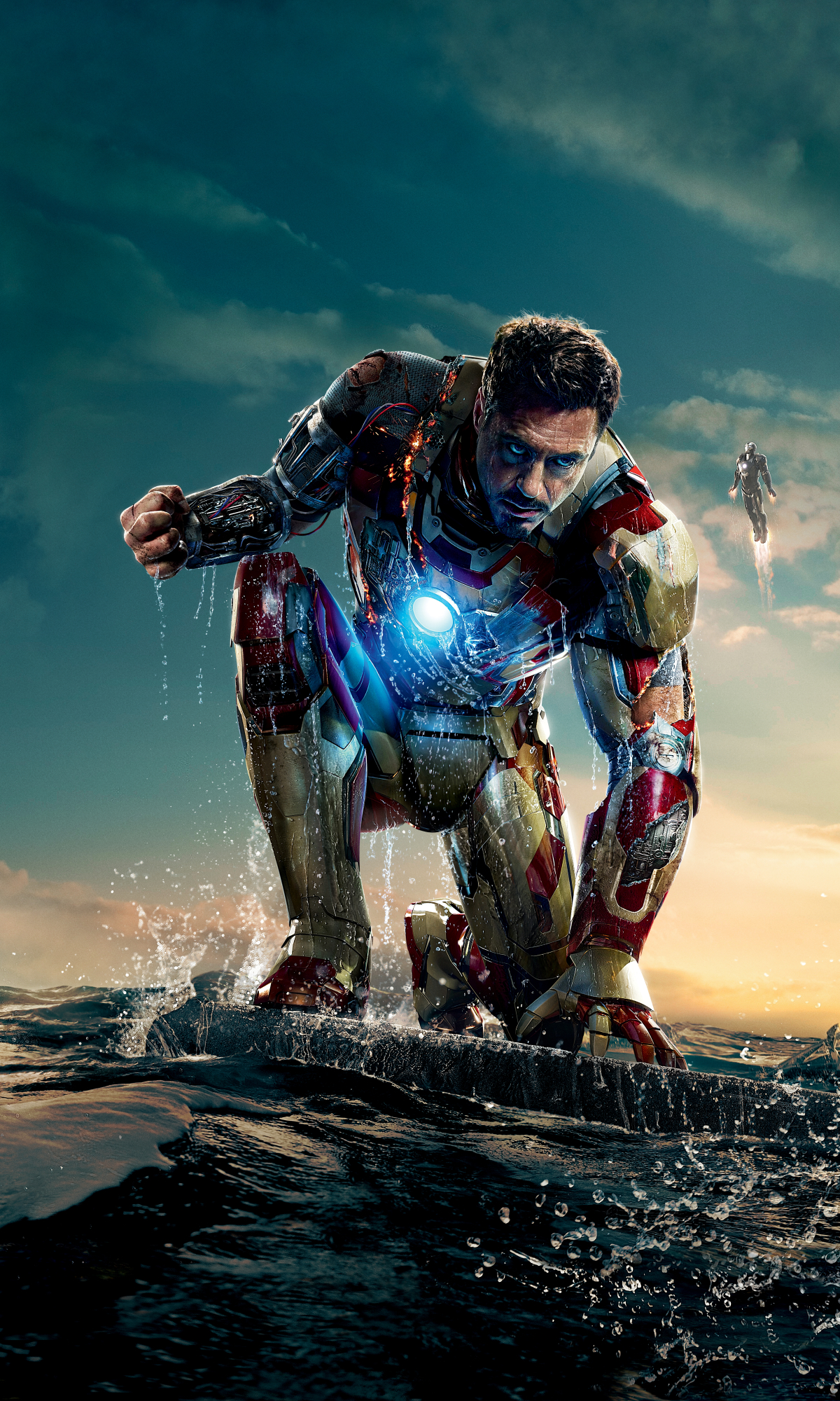 Handy-Wallpaper Iron Man, Robert Downey Jr, Filme, Ironman, Tony Stark, Iron Man 3 kostenlos herunterladen.