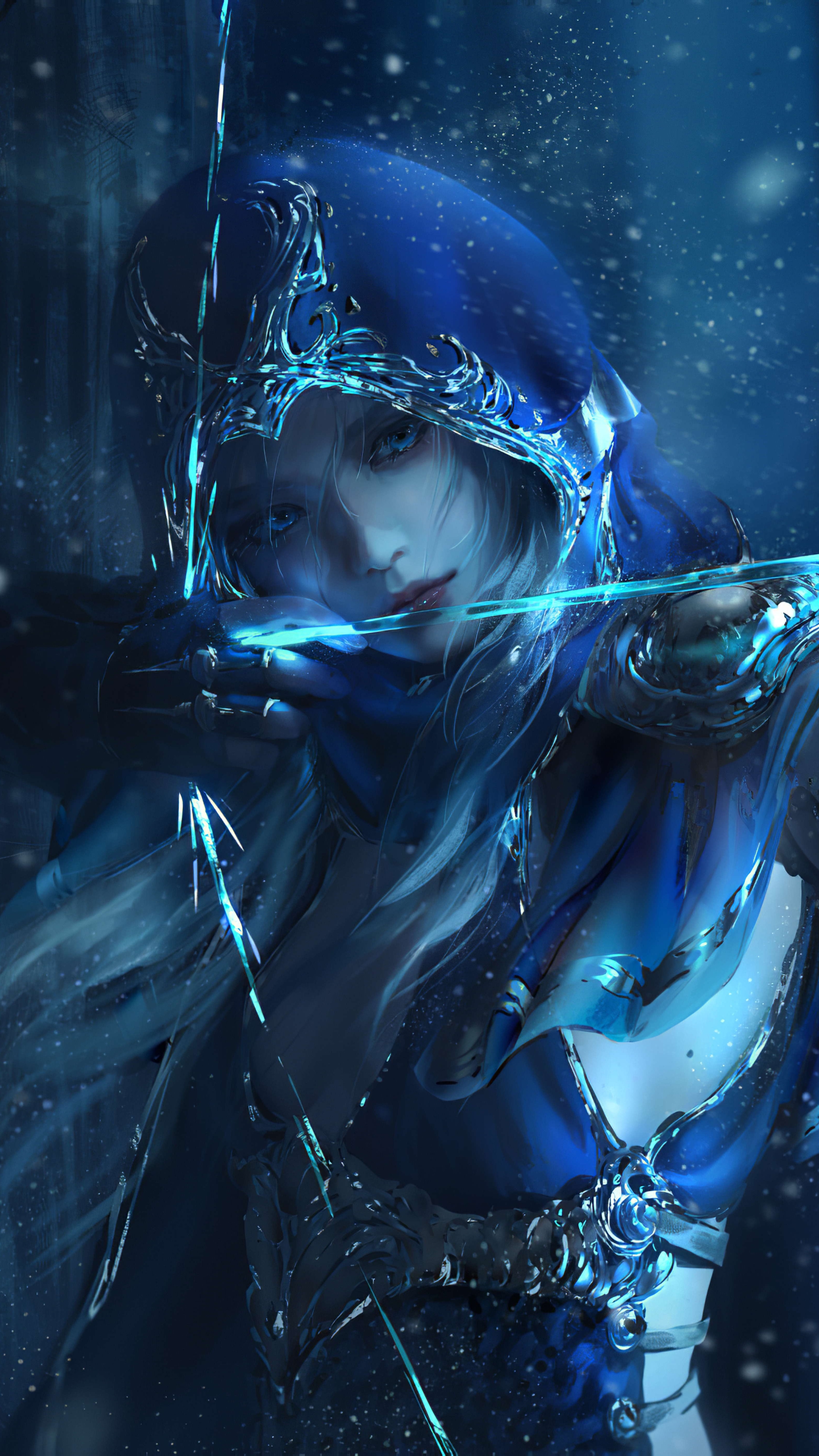 Download mobile wallpaper League Of Legends, Video Game, Woman Warrior, Ashe (League Of Legends) for free.