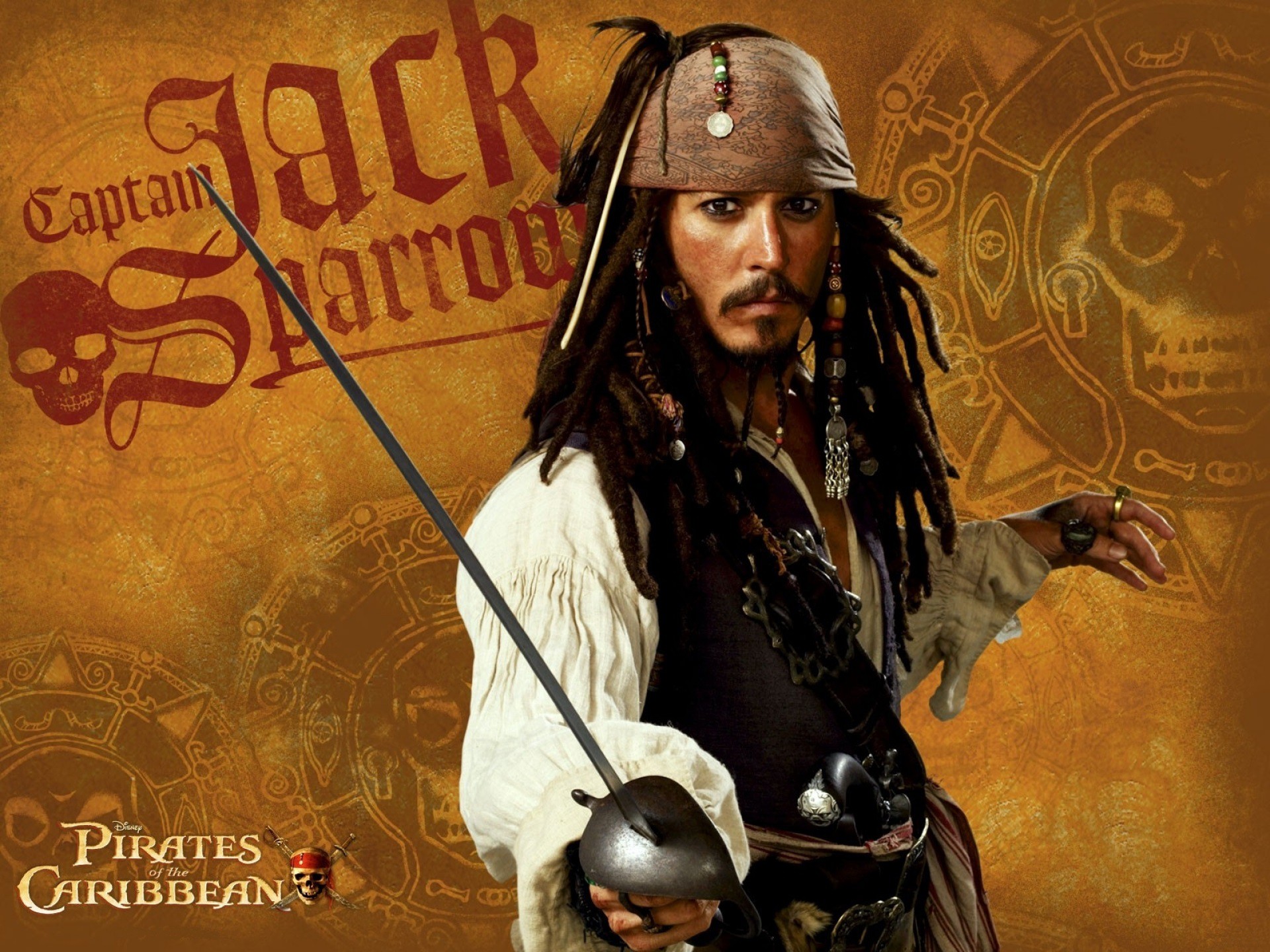 Téléchargez des papiers peints mobile Johnny Depp, Pirates Des Caraïbes, Jack Sparrow, Pirate, Film gratuitement.